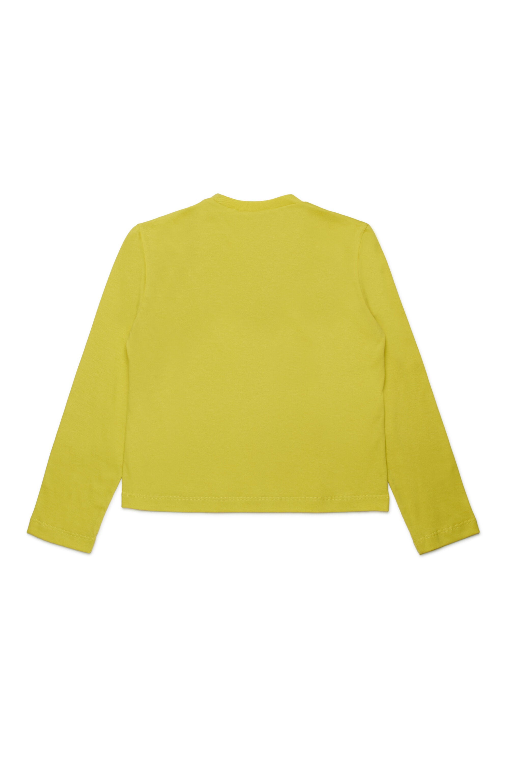 ロゴ刺繍入り長袖Tシャツ