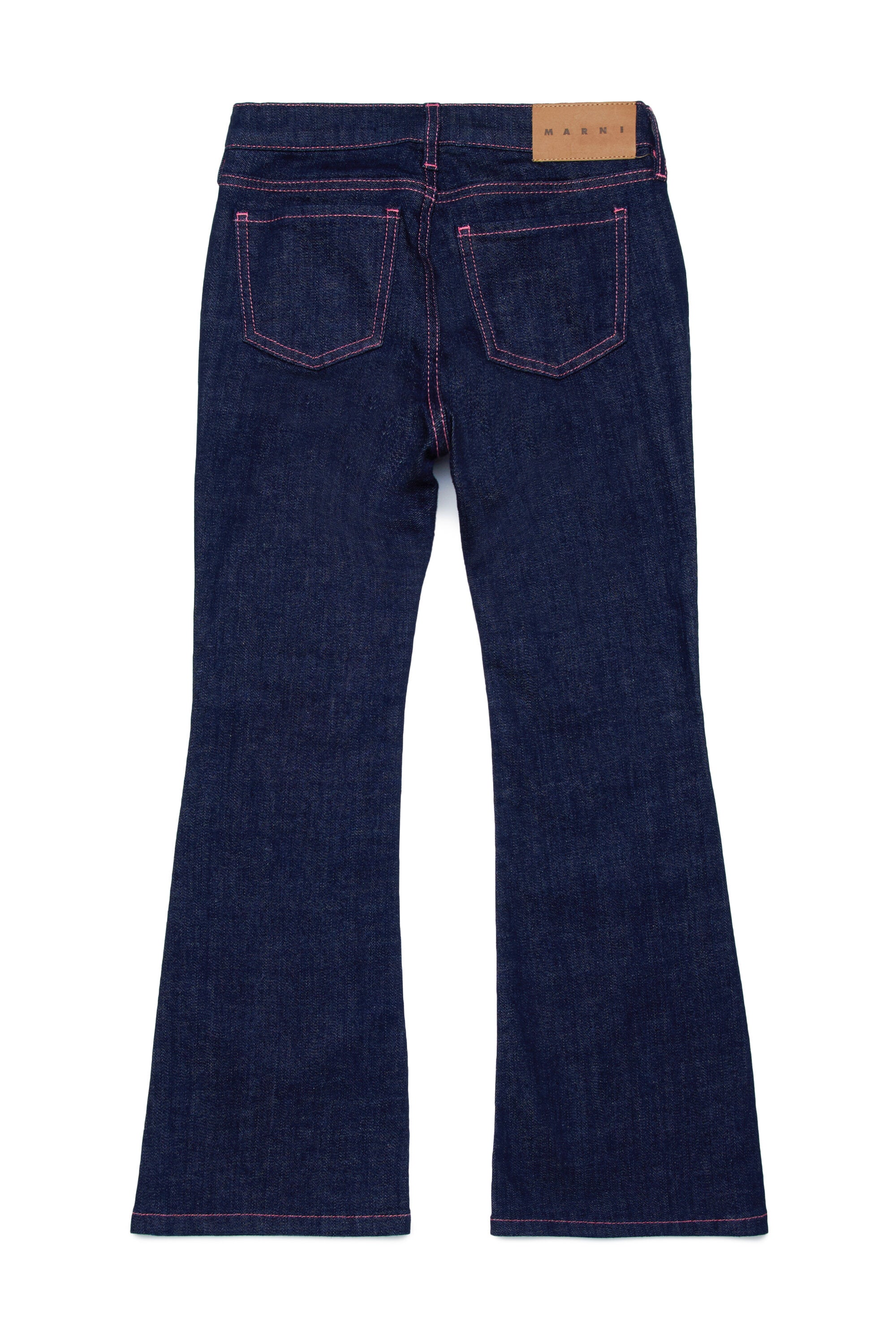 Dark blue bootcut jeans