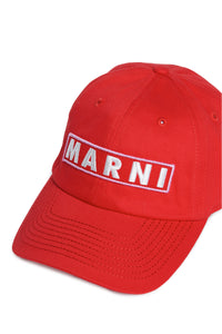 Gabardine baseball cap with patch