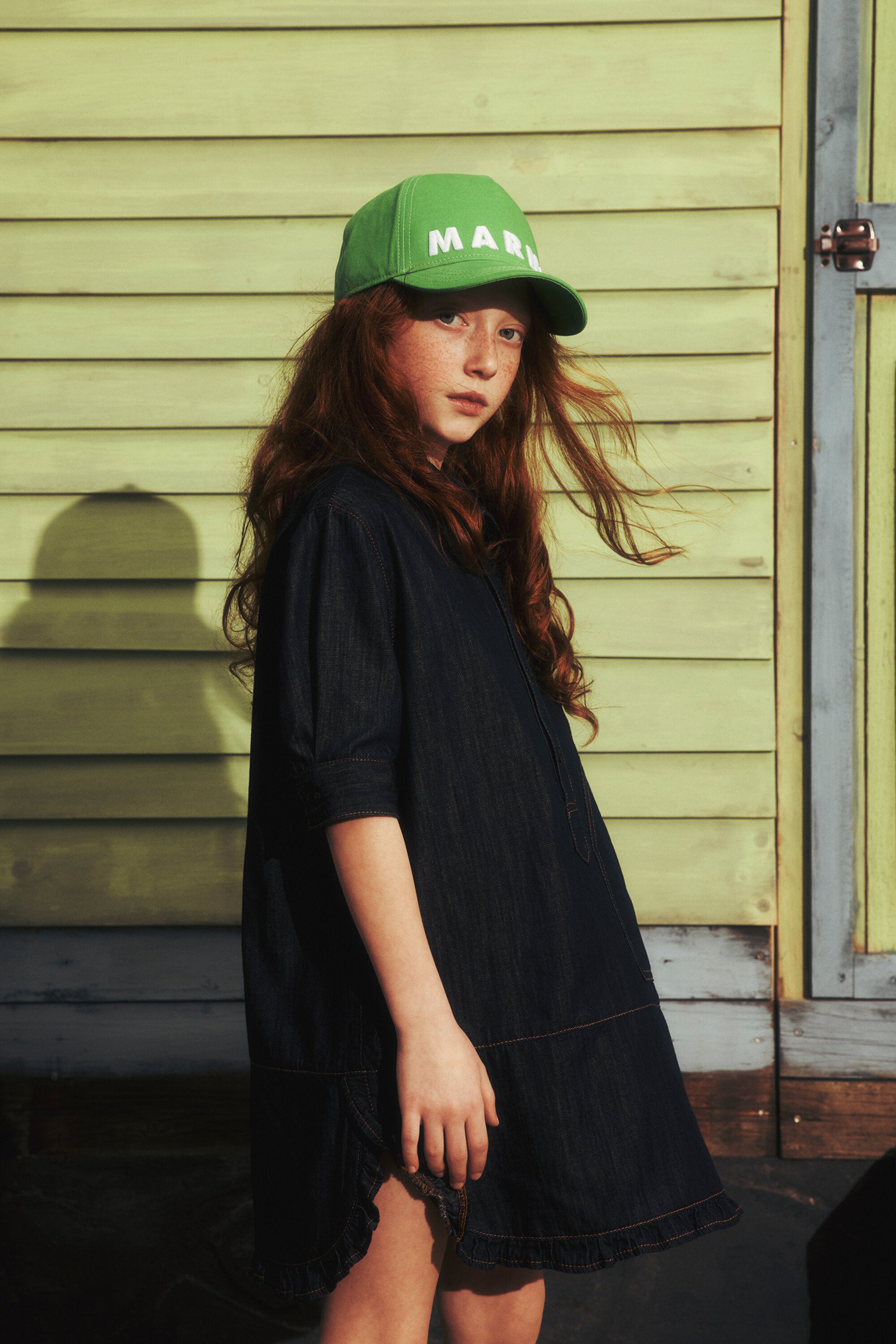 ブランドギャバジン生地ベースボールキャップ