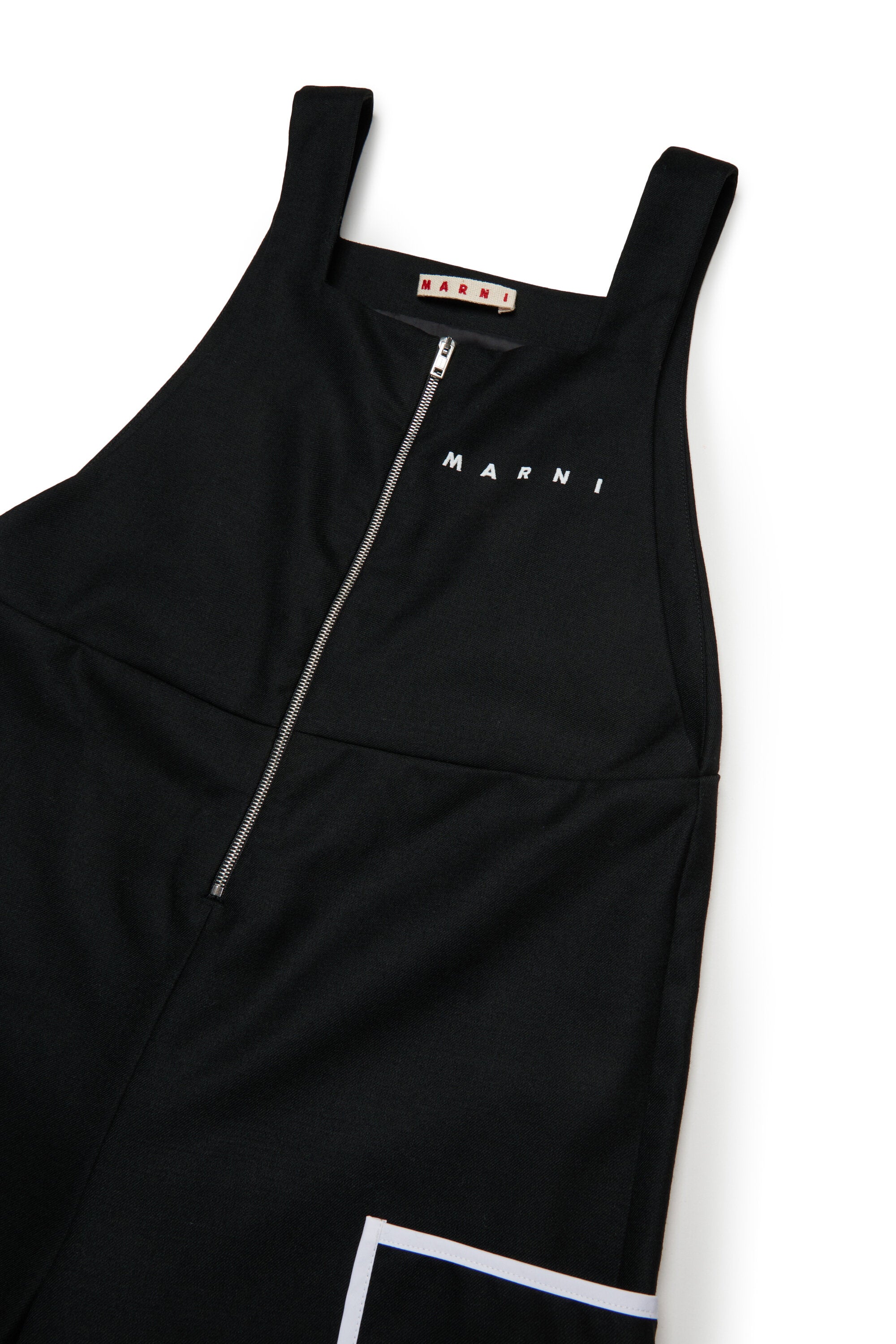 コントラストが効いたディテールのフランネル・ダンガリーシャツ