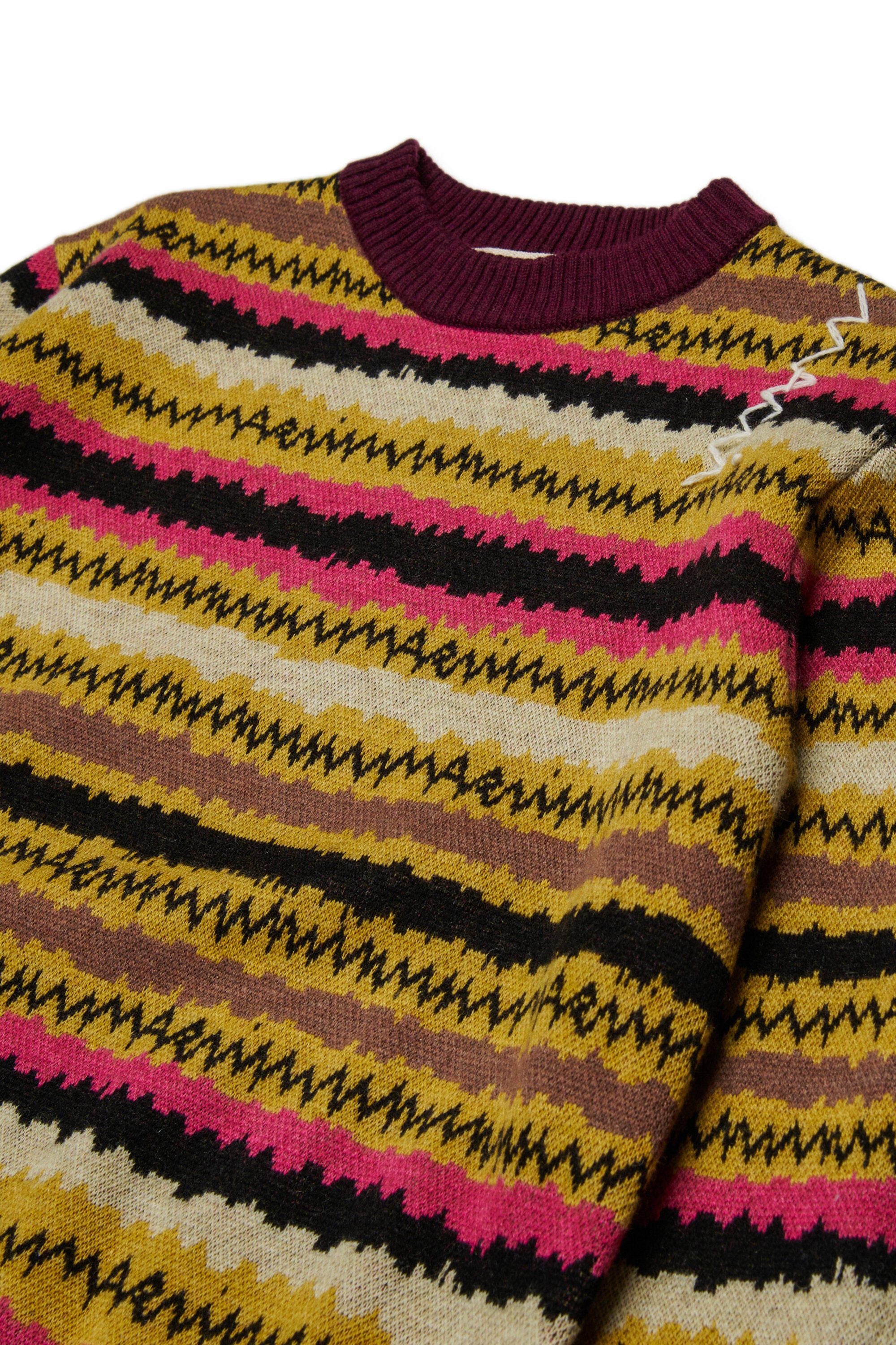 ウール混プルオーバー・Rock Doll・パターン