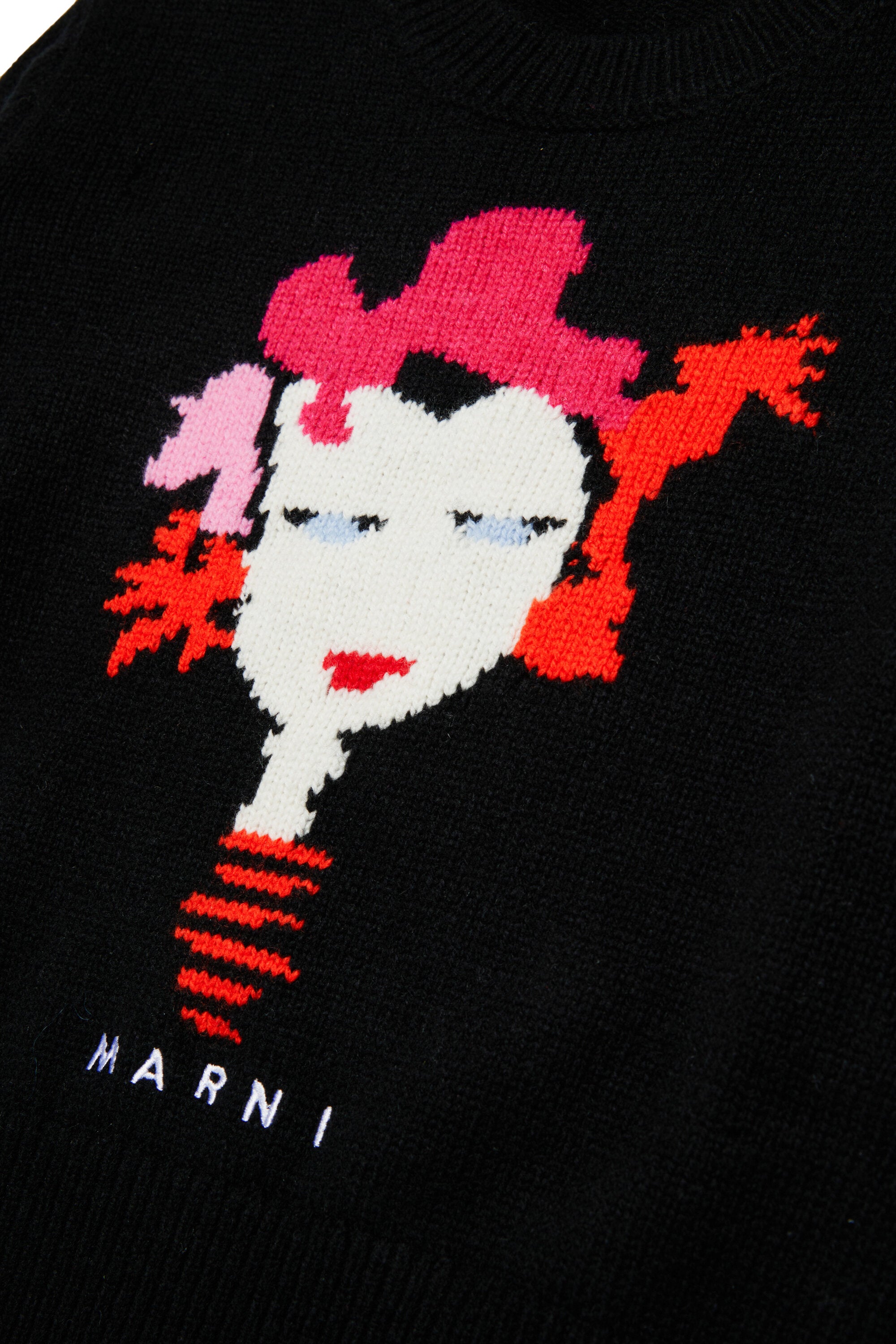 Marni Flowerー・グラフィック・ウール混プルオーバー