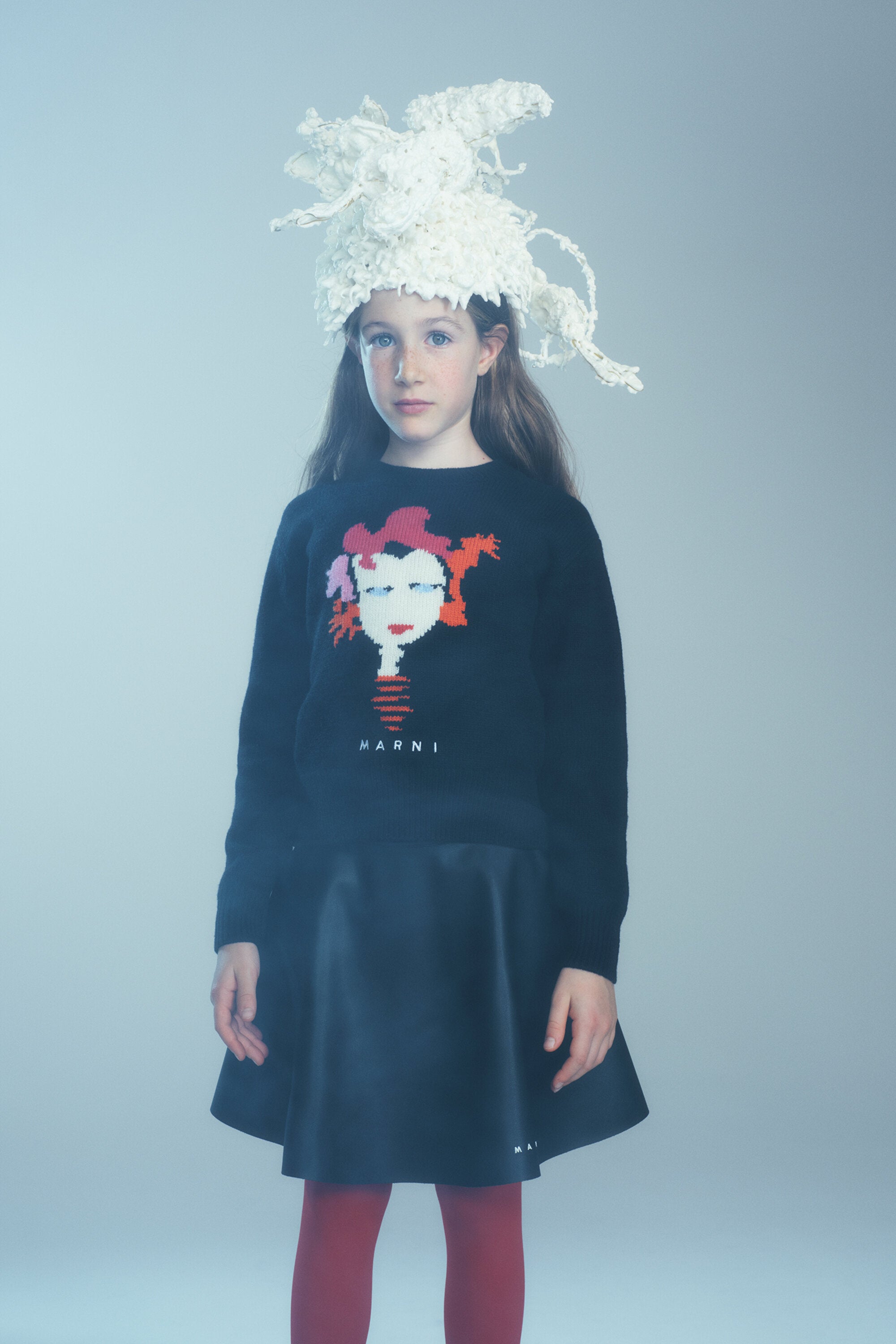 Marni Flowerー・グラフィック・ウール混プルオーバー