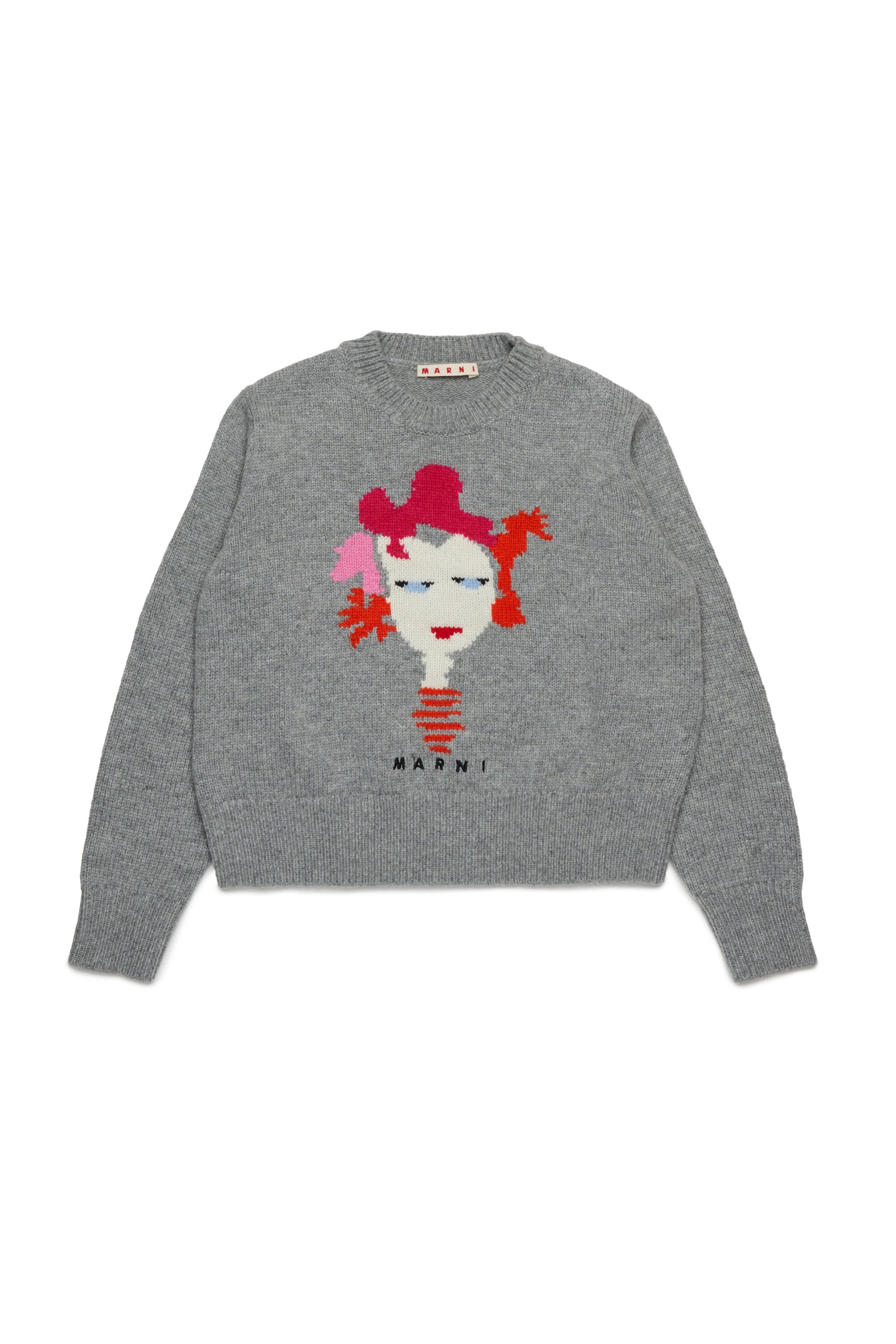 Marni Flowerー・グラフィック・ウール混プルオーバー