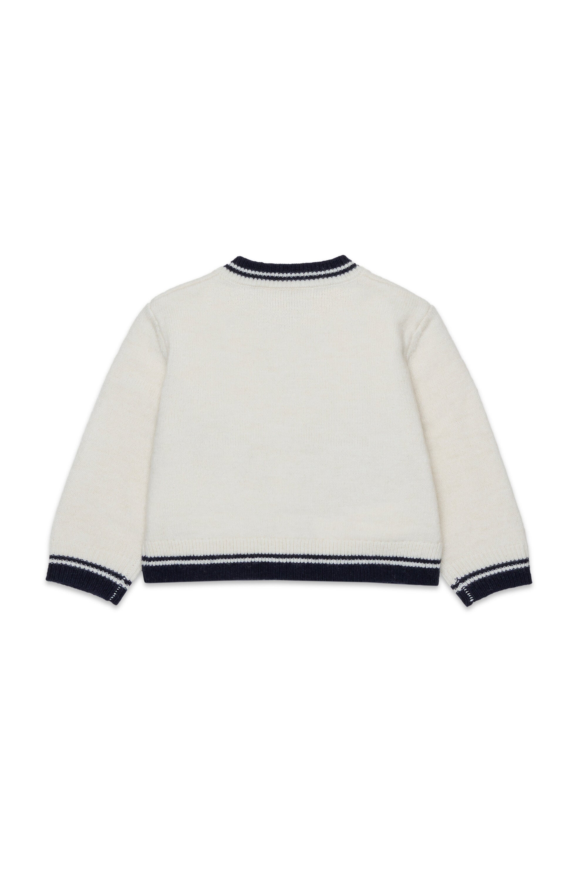 Wool-blend cardigan with pockets