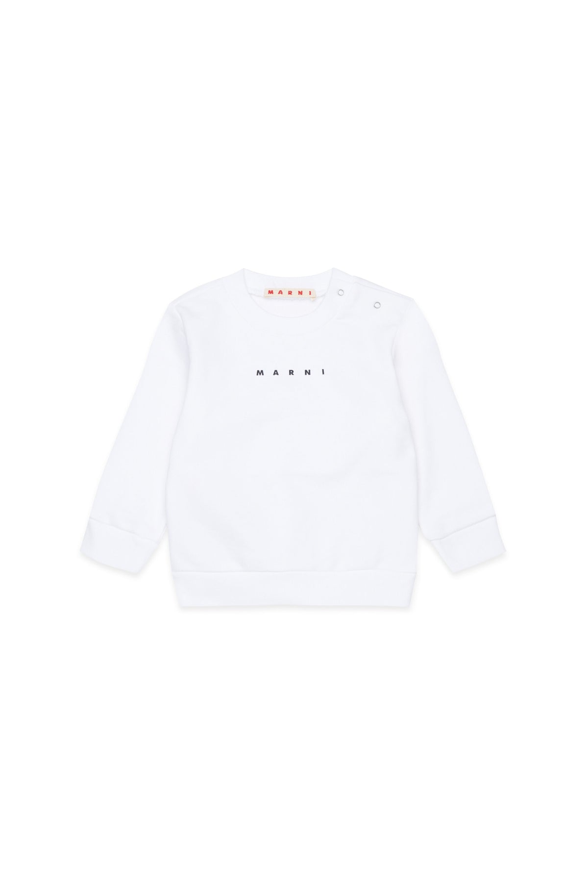 Marniロゴクルーネックスウェットシャツ