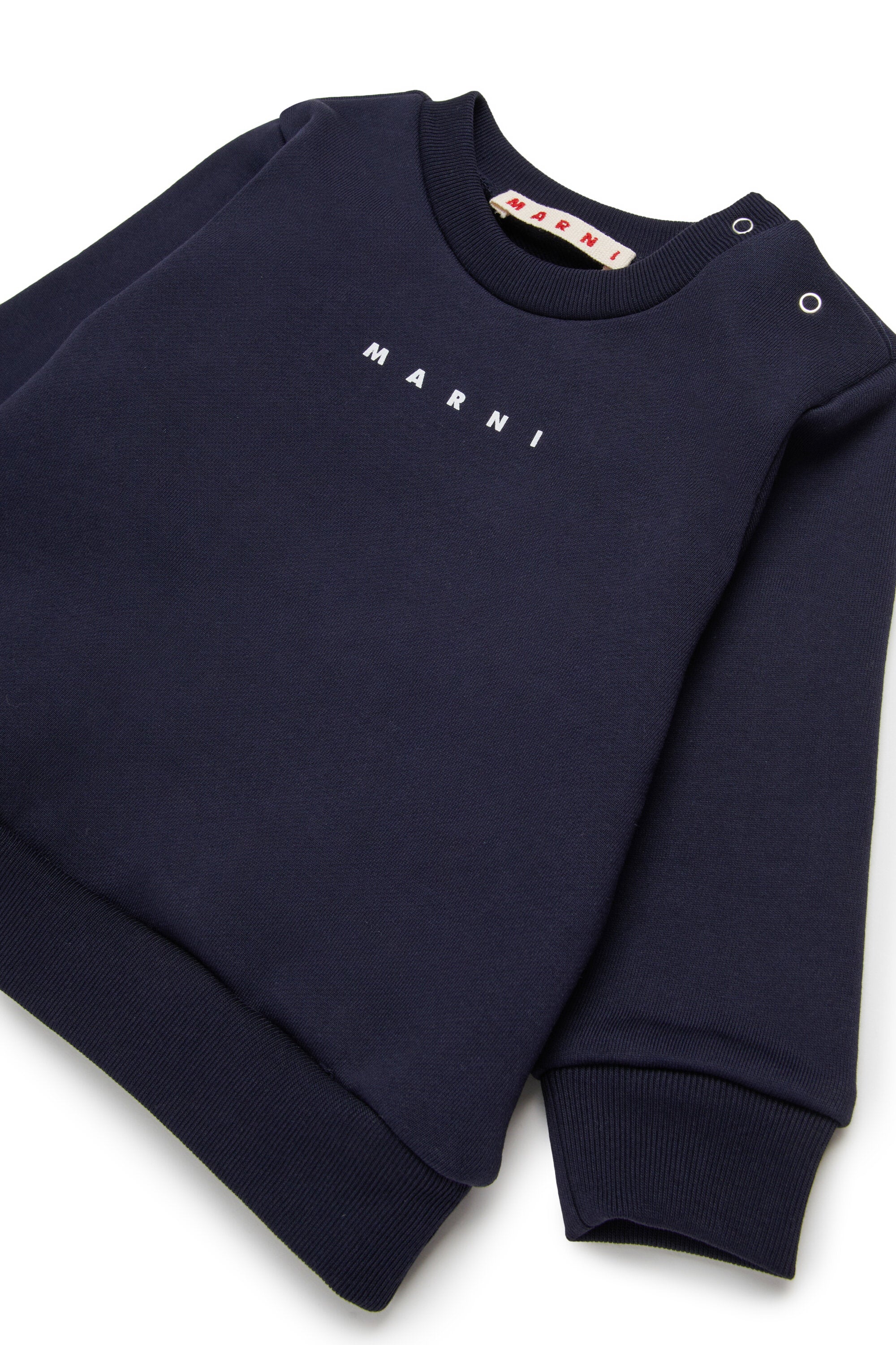 Marniロゴクルーネックスウェットシャツ
