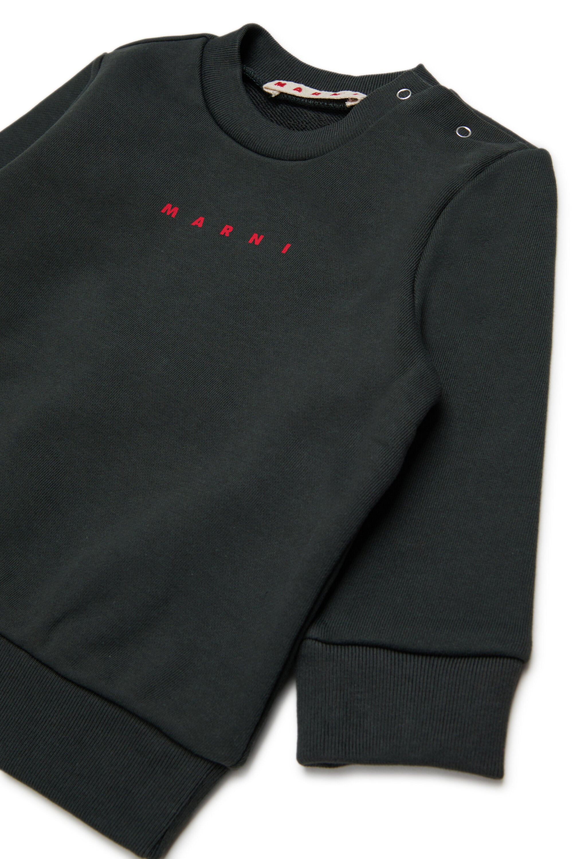 Marniロゴクルーネックスウェットシャツ