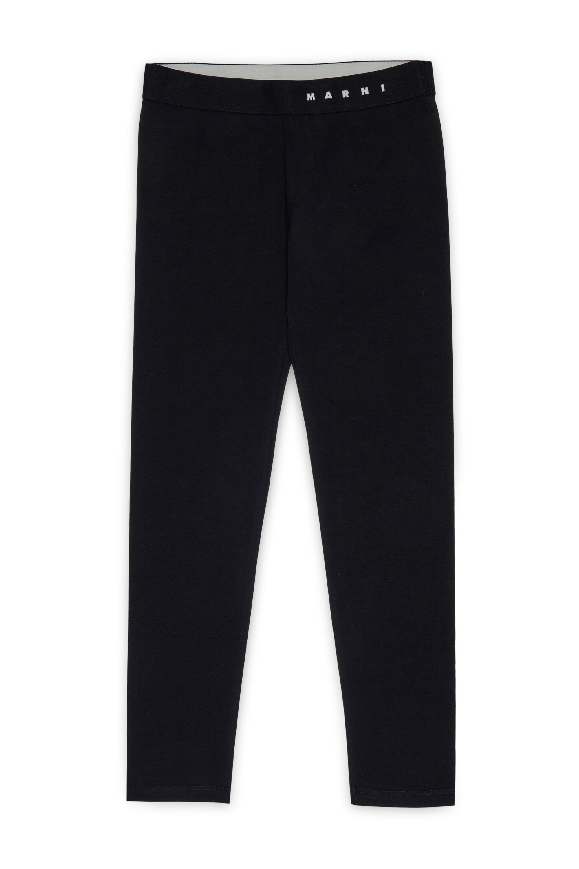 Logoed elastic leggings pants