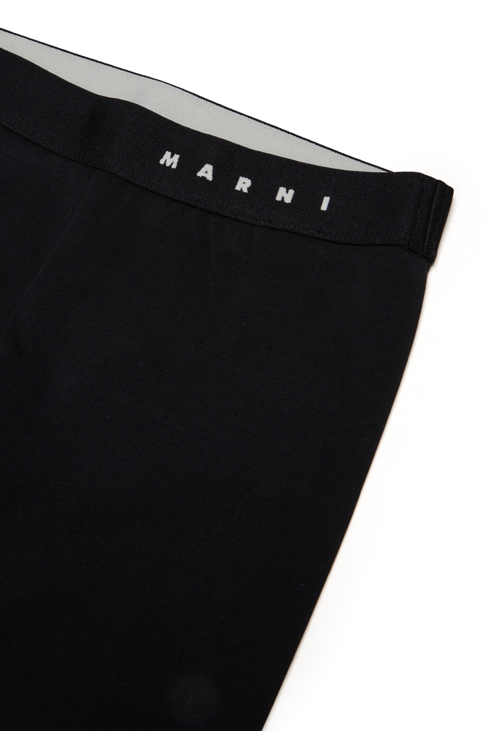 Logoed elastic leggings pants