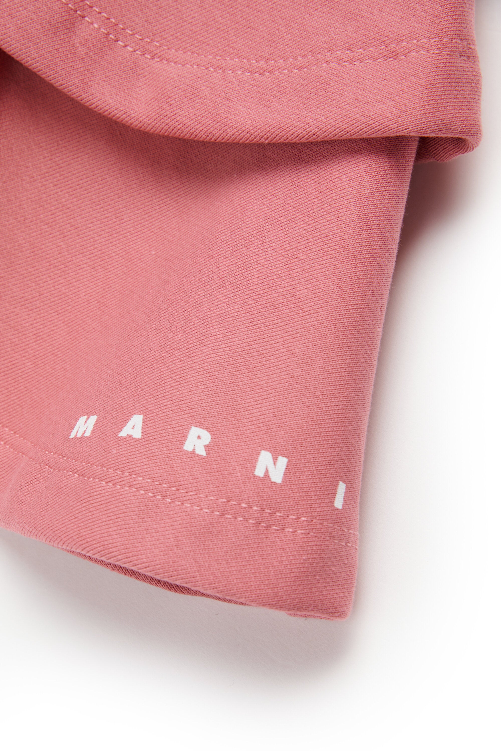 Fleece short flounced skirt