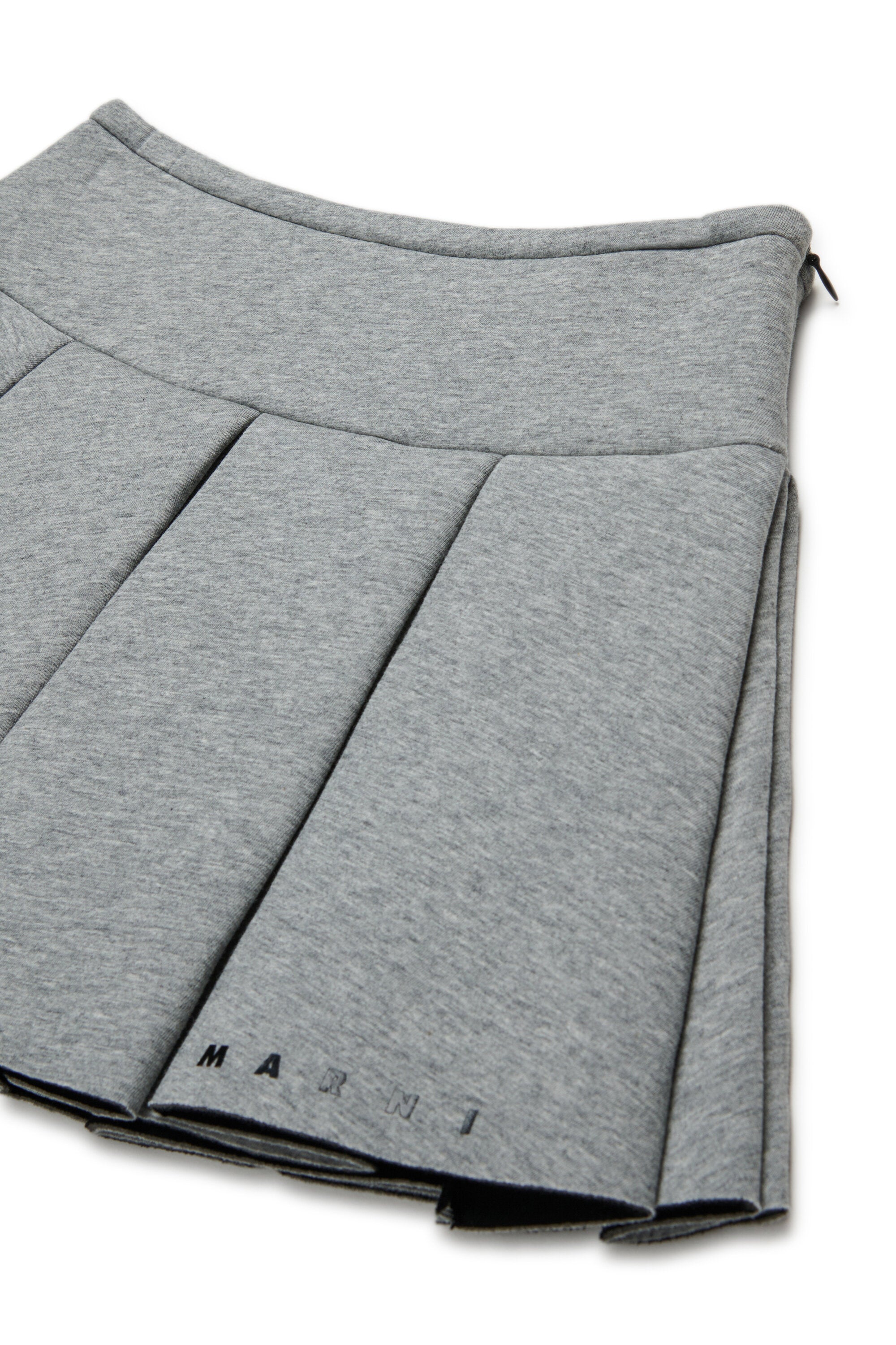 ネオプレーン・フラウンス・ミニスカート