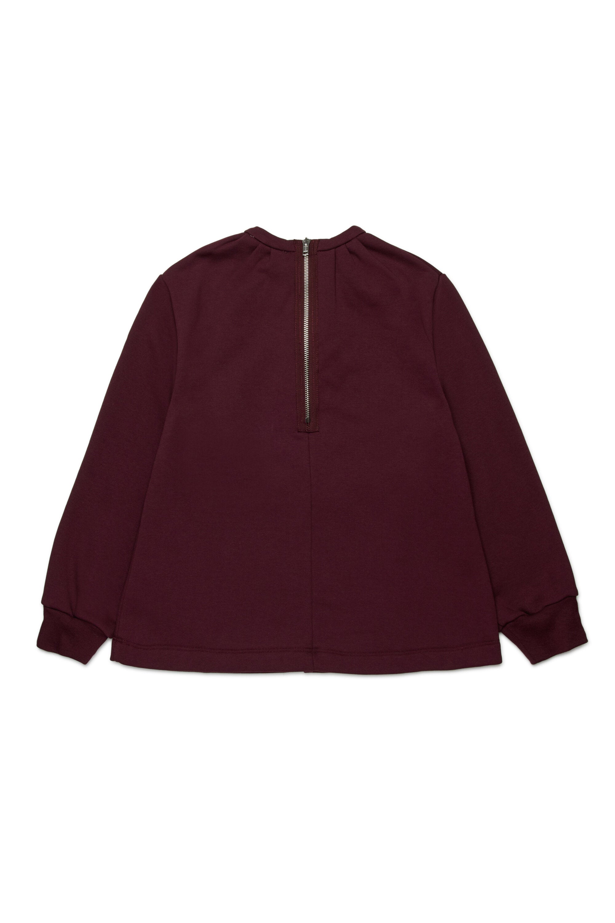 パッチポケット付きクルーネックスウェットシャツ