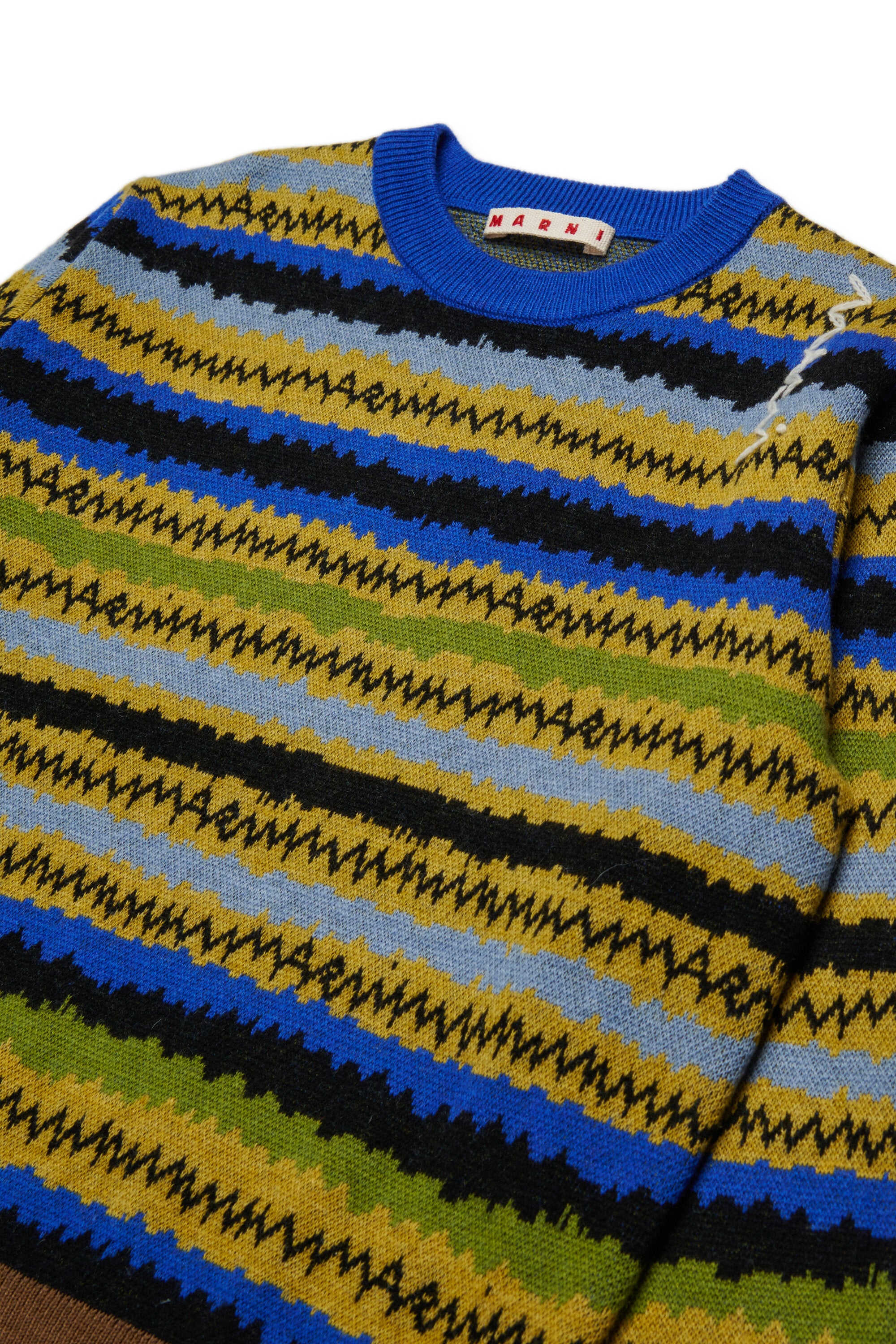 Rock Doll allover wool-blend pullover