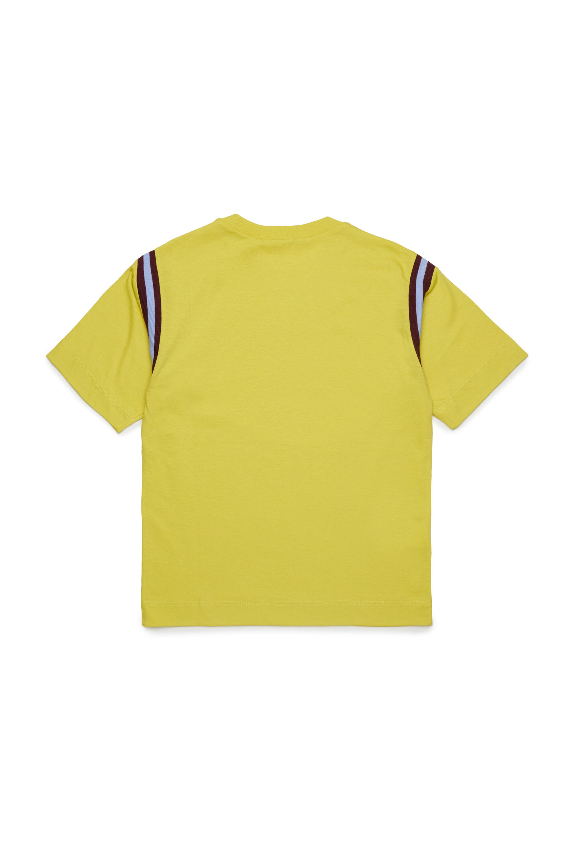 ボーダー・アームホールのジャージーTシャツ