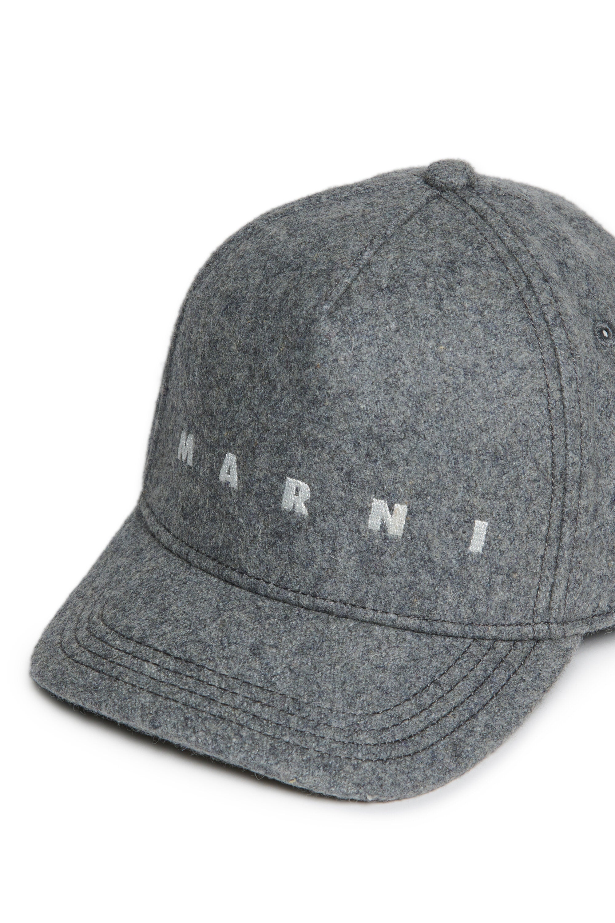 ロゴ入り布製ベースボールキャップ