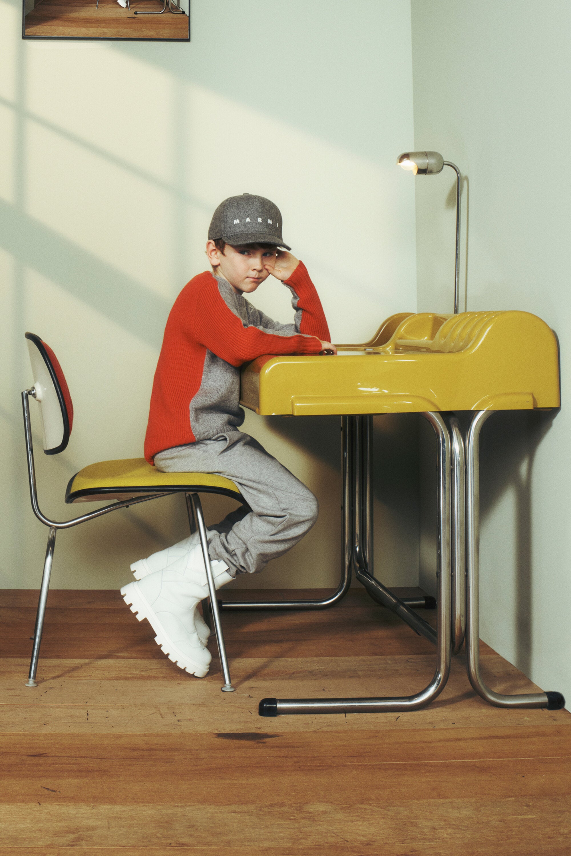 ロゴ入り布製ベースボールキャップ