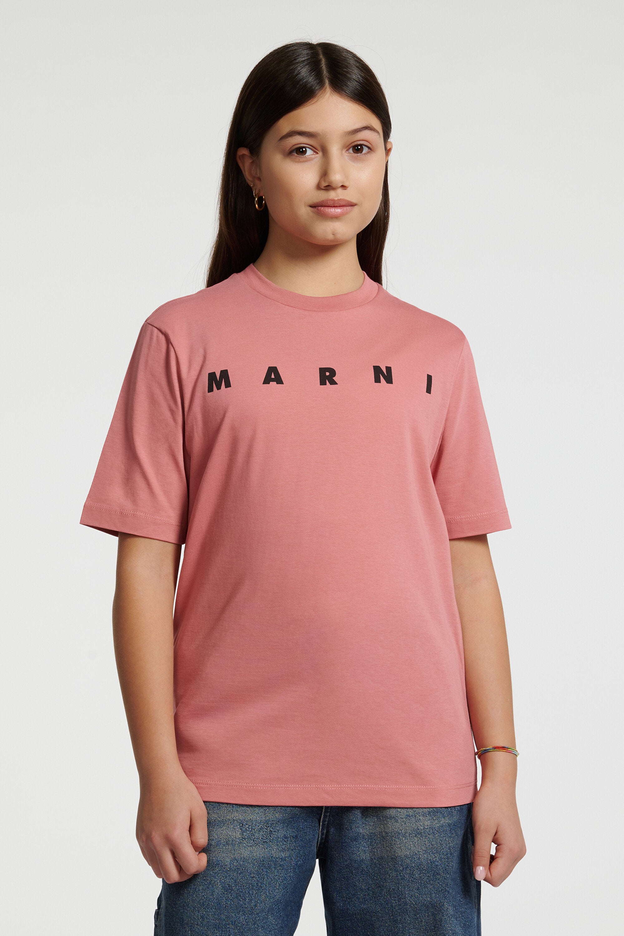 Marni・ロゴ・ジャージーTシャツ