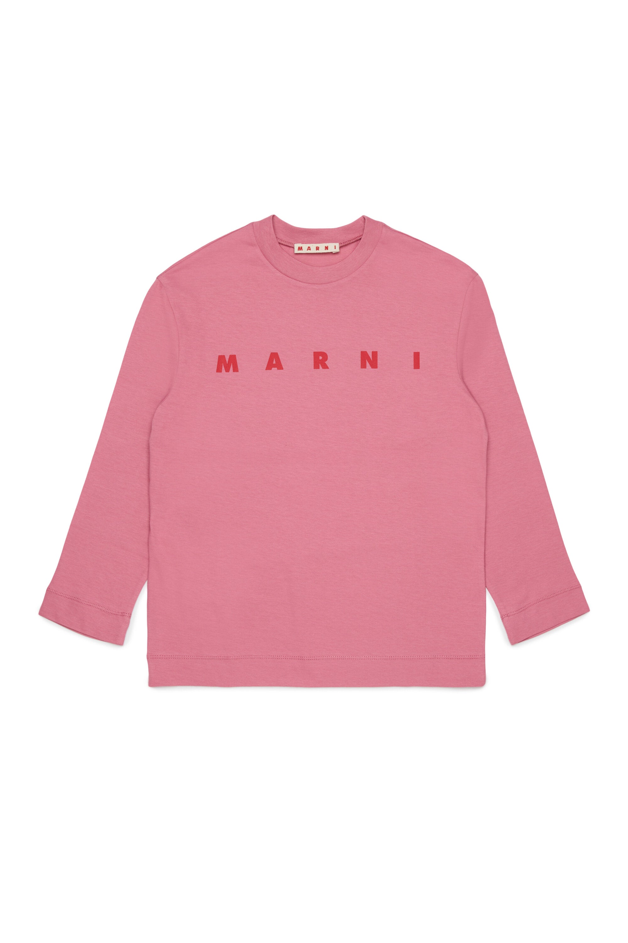 Marni・ロゴ入り長袖ジャージーTシャツ
