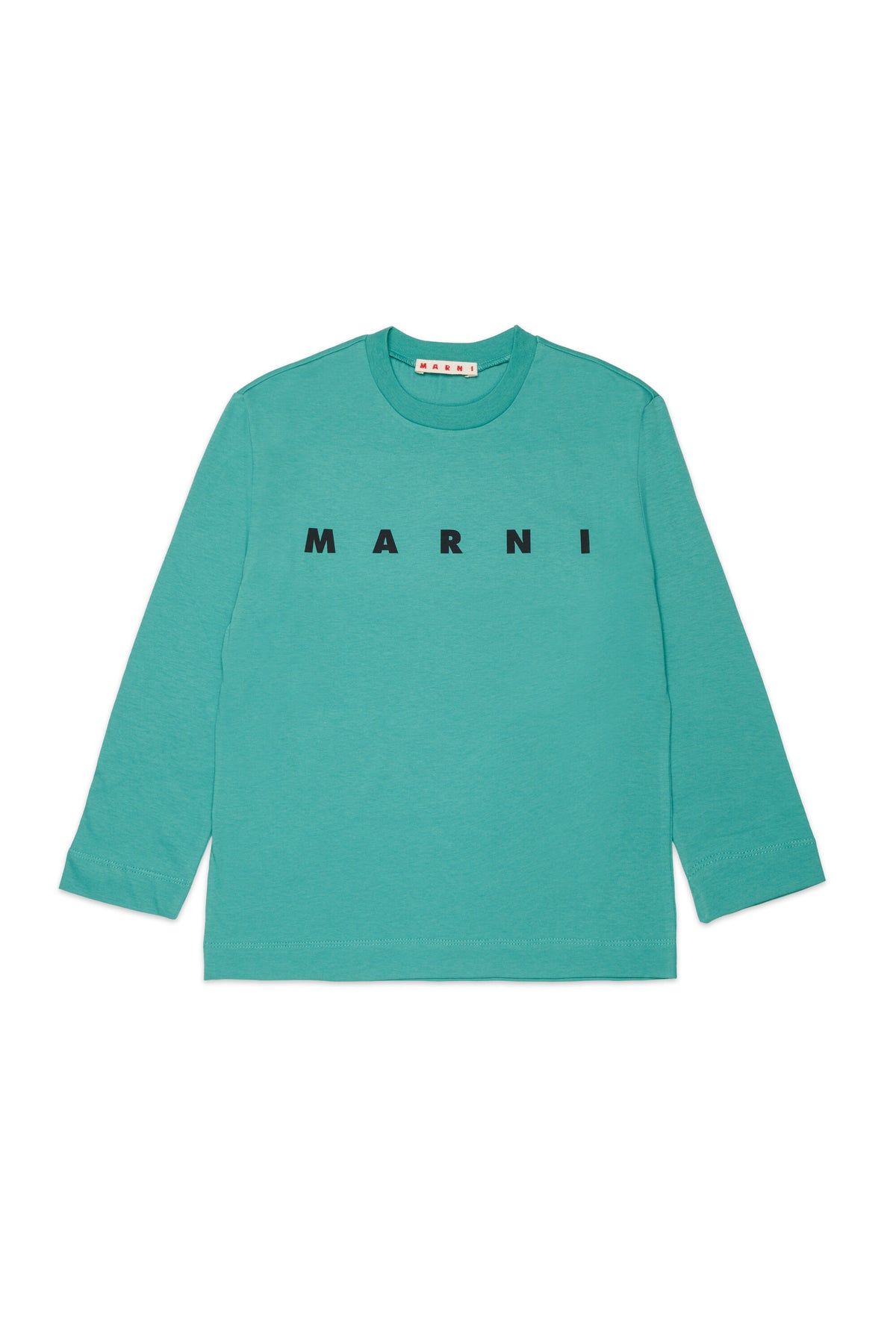 Long sleeves jersey T-shirt with Marni logo