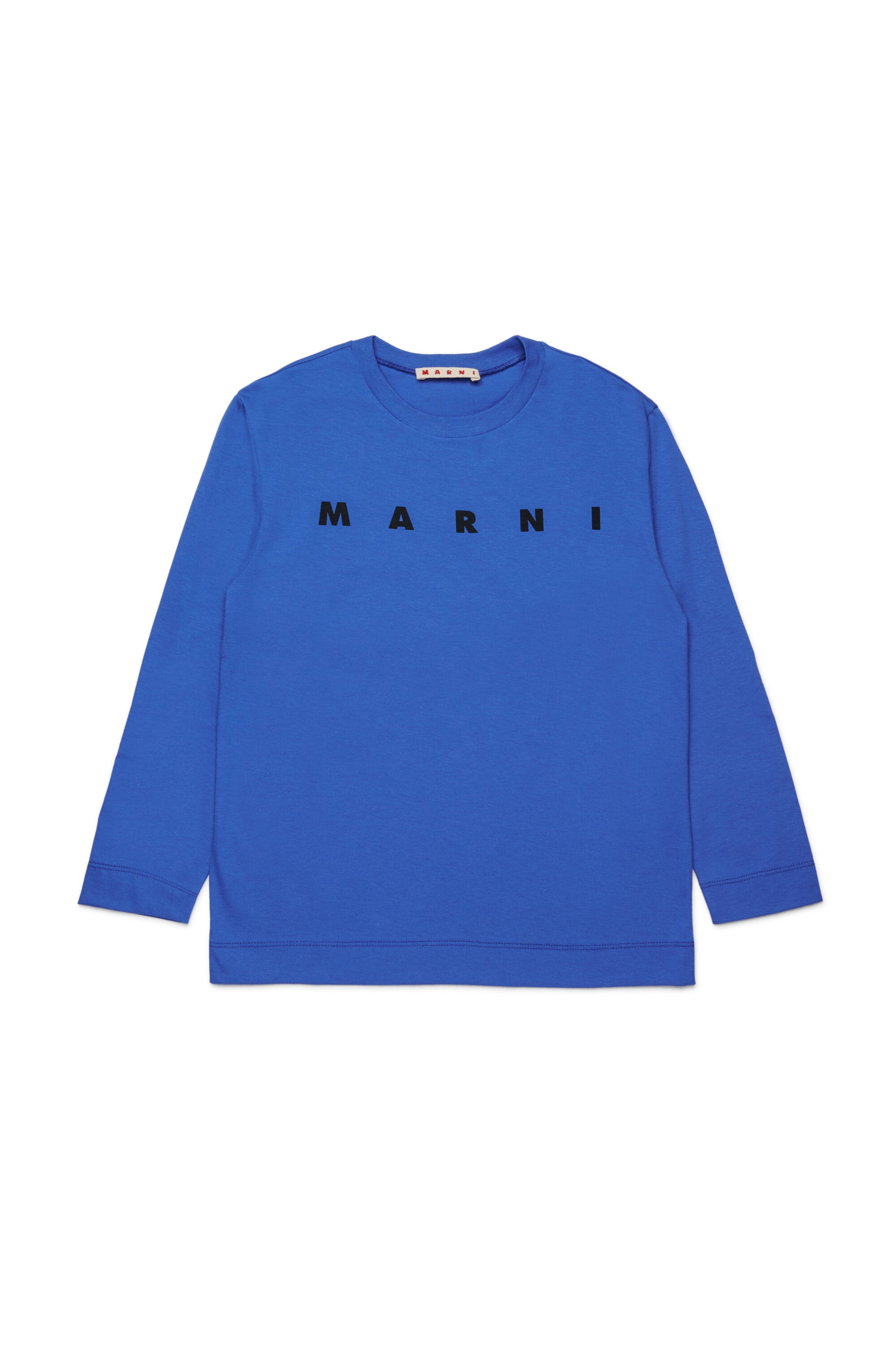 Marni・ロゴ入り長袖ジャージーTシャツ