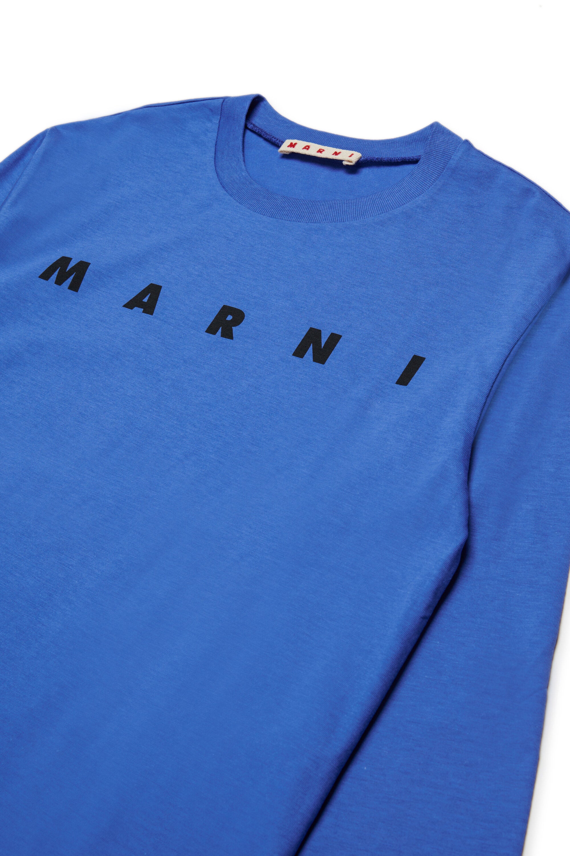 Marni・ロゴ入り長袖ジャージーTシャツ