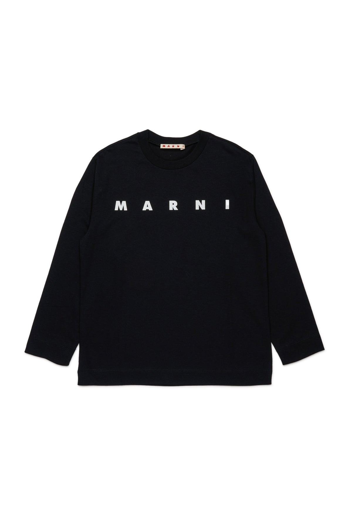 Marni・ロゴ入り長袖ジャージーTシャツ