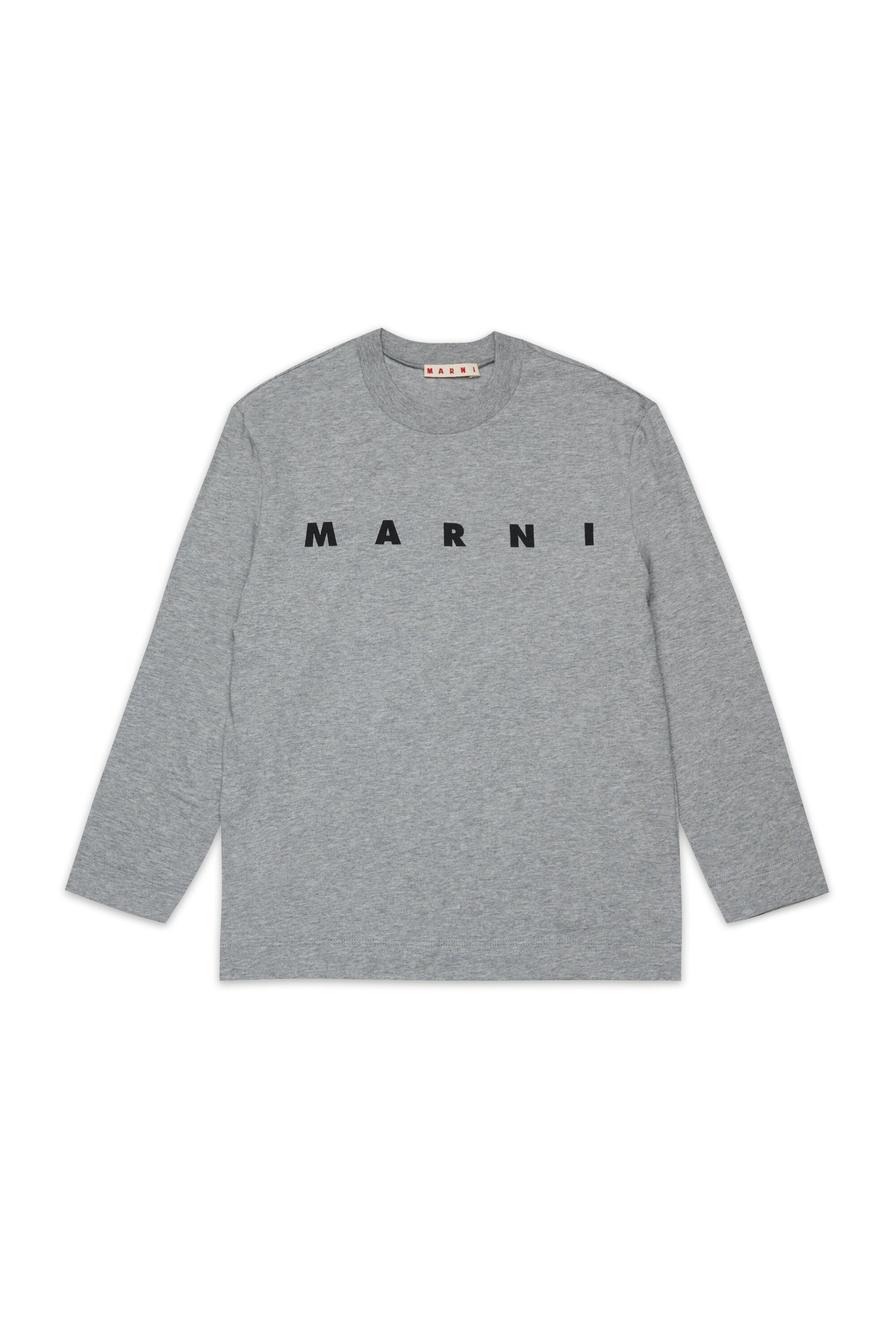 Marni・ロゴ入り長袖ジャージーTシャツ