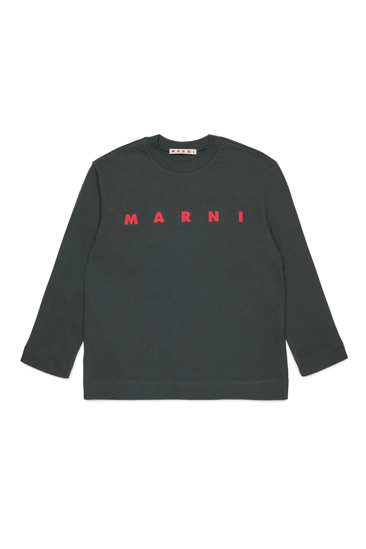 Marni・ロゴ入り長袖ジャージーTシャツ