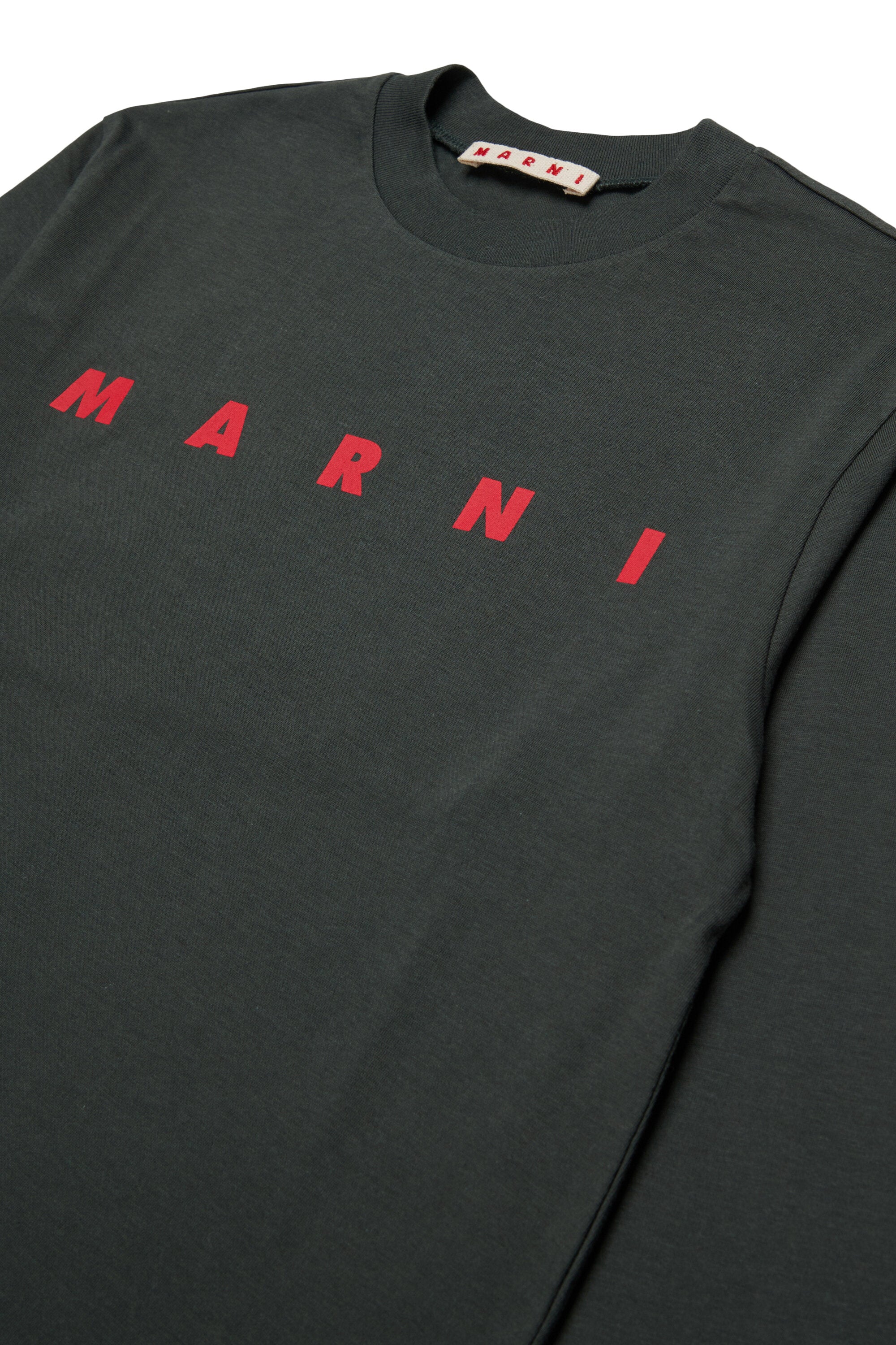 Marni・ロゴ入り長袖ジャージーTシャツ