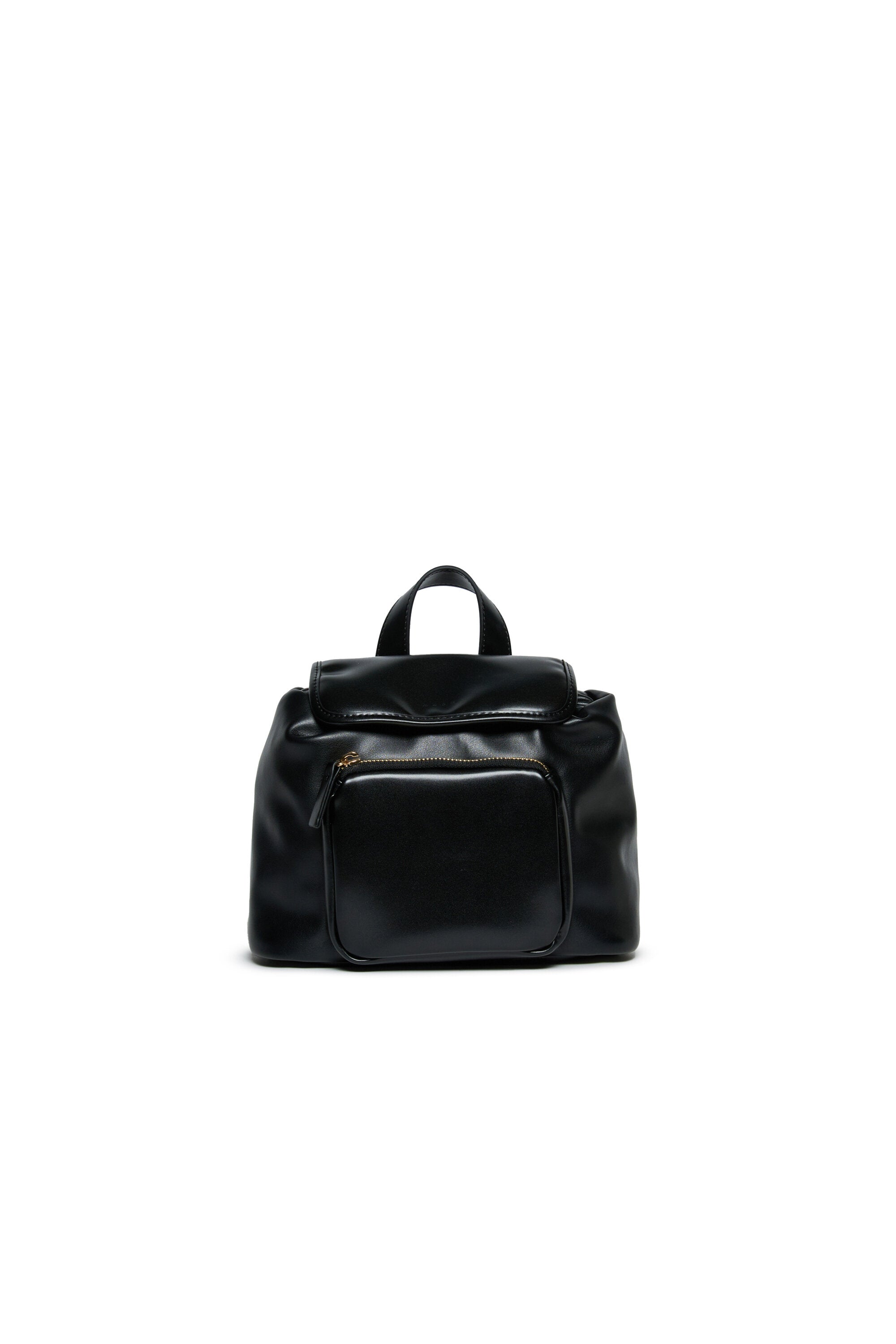 ロゴ入りコーティング生地バックパック