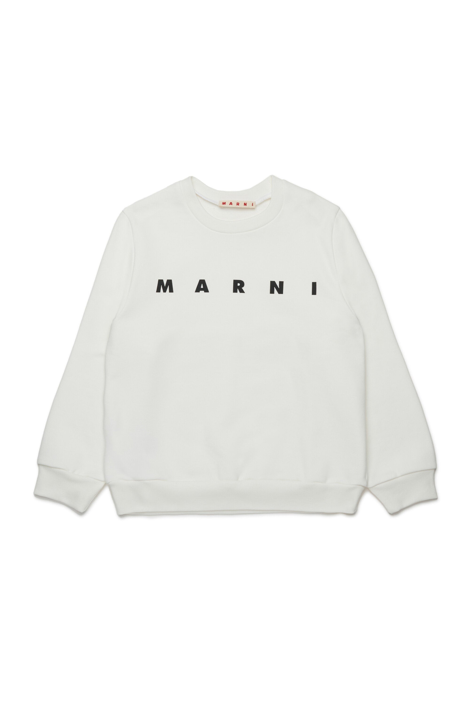 Marniロゴクルーネックスウェットシャツ