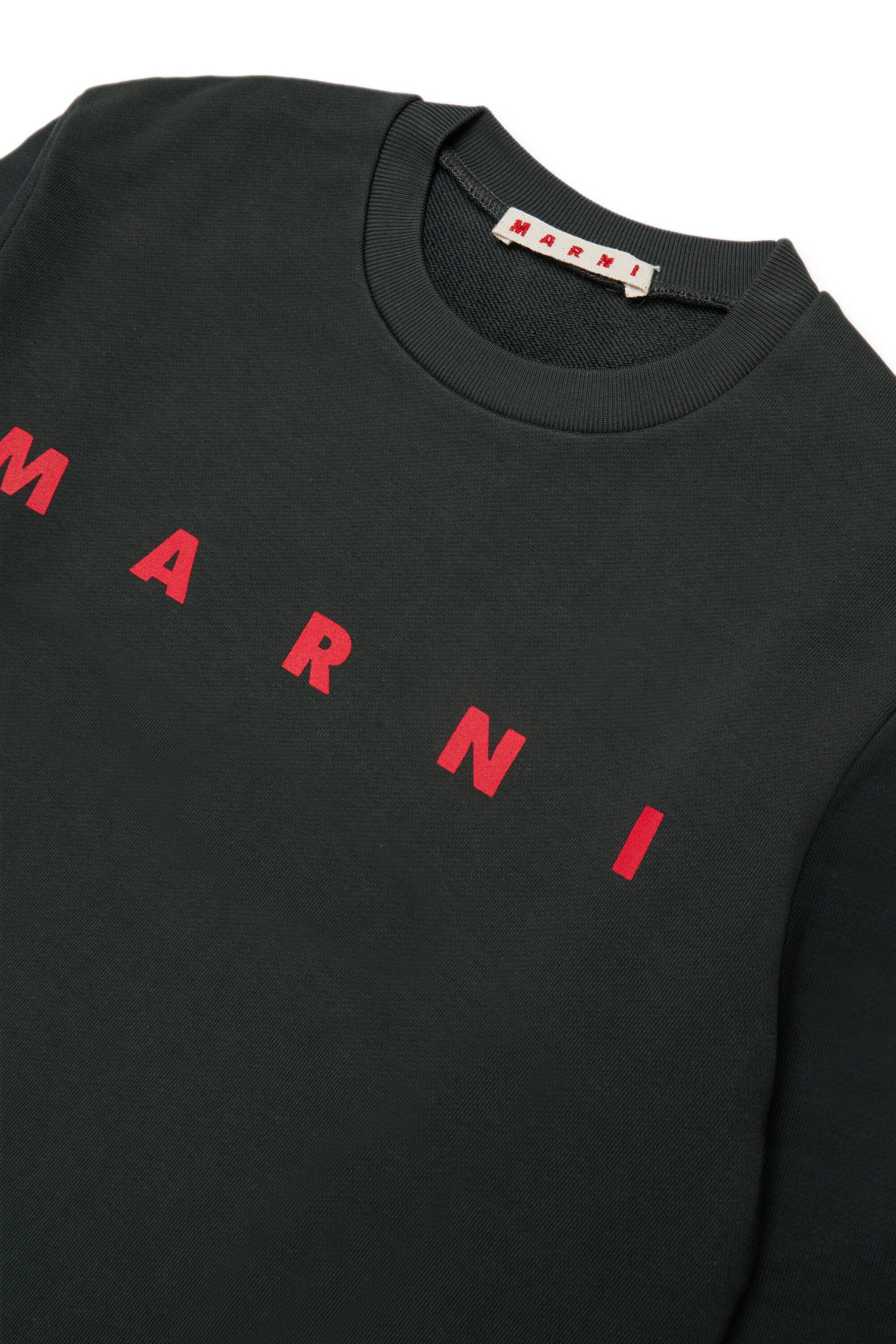 Marniロゴクルーネックスウェットシャツ