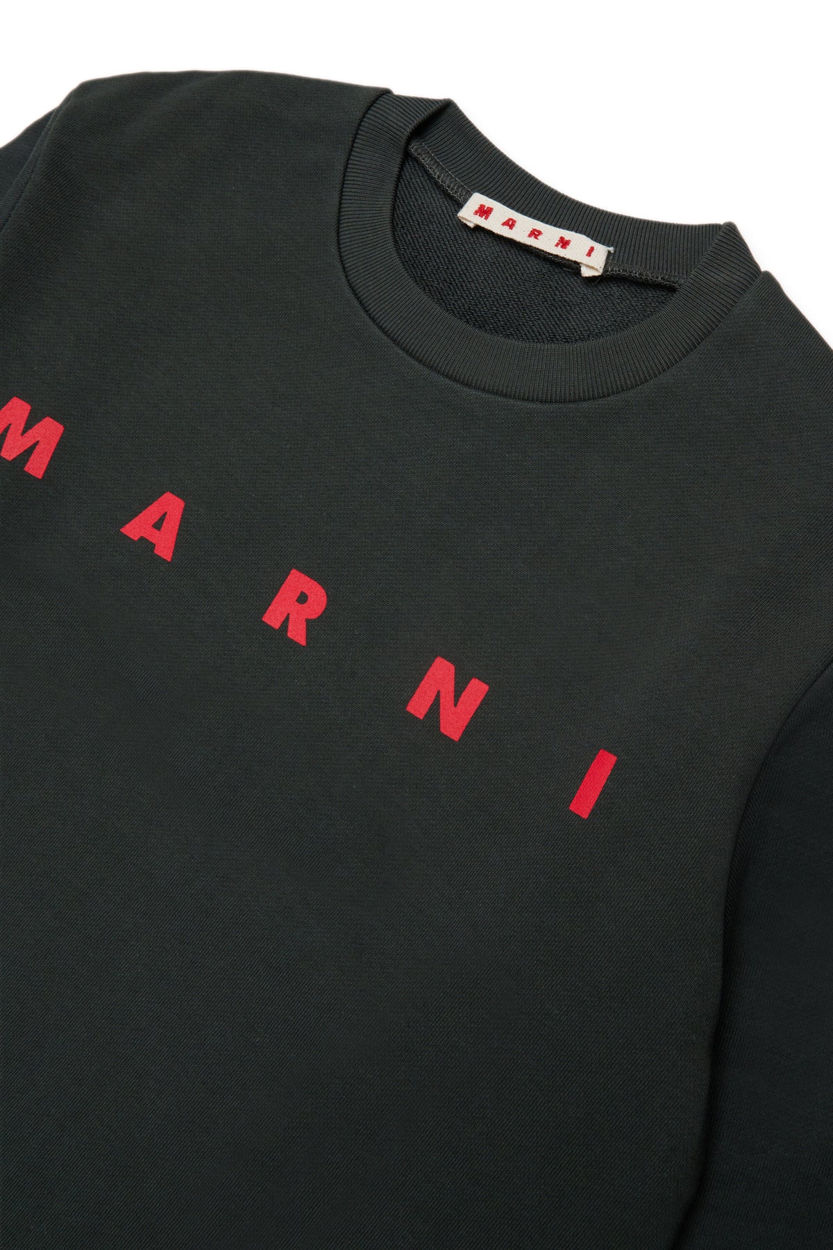 Marniロゴクルーネックスウェットシャツ