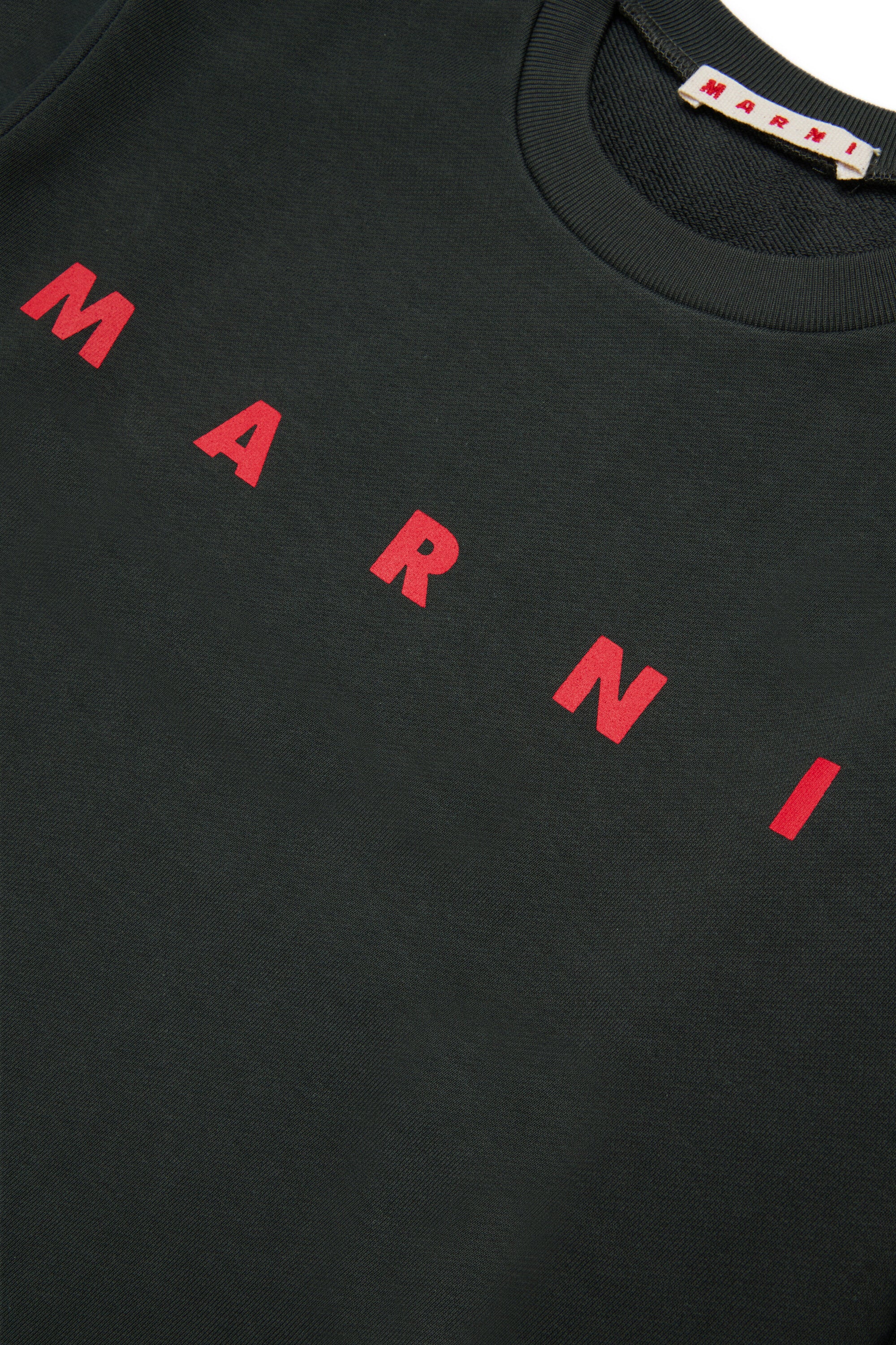 Marniロゴクルーネックスウェットシャツ