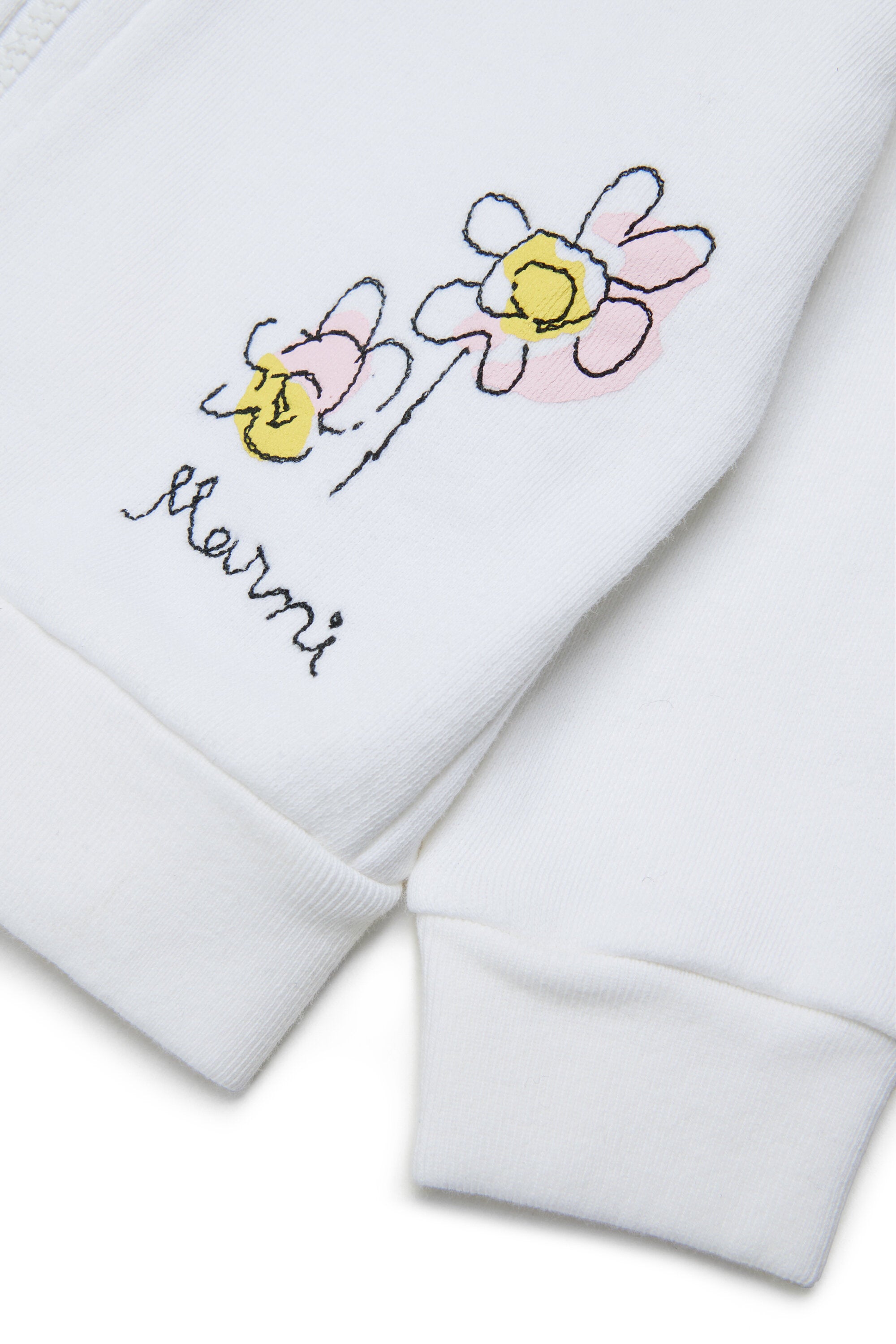 ロゴ入りフルジップスウェット