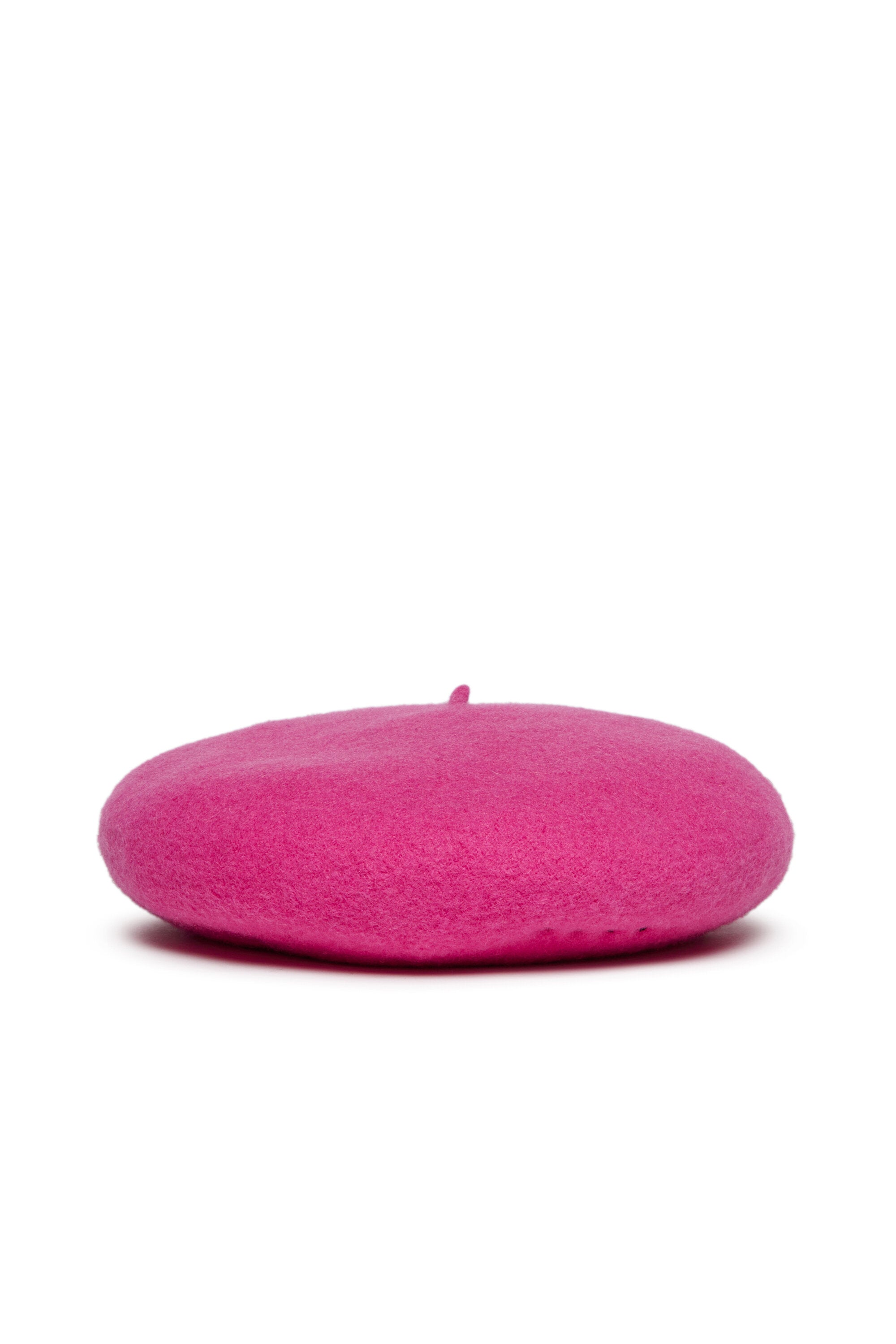 Wool-blend beret with logo