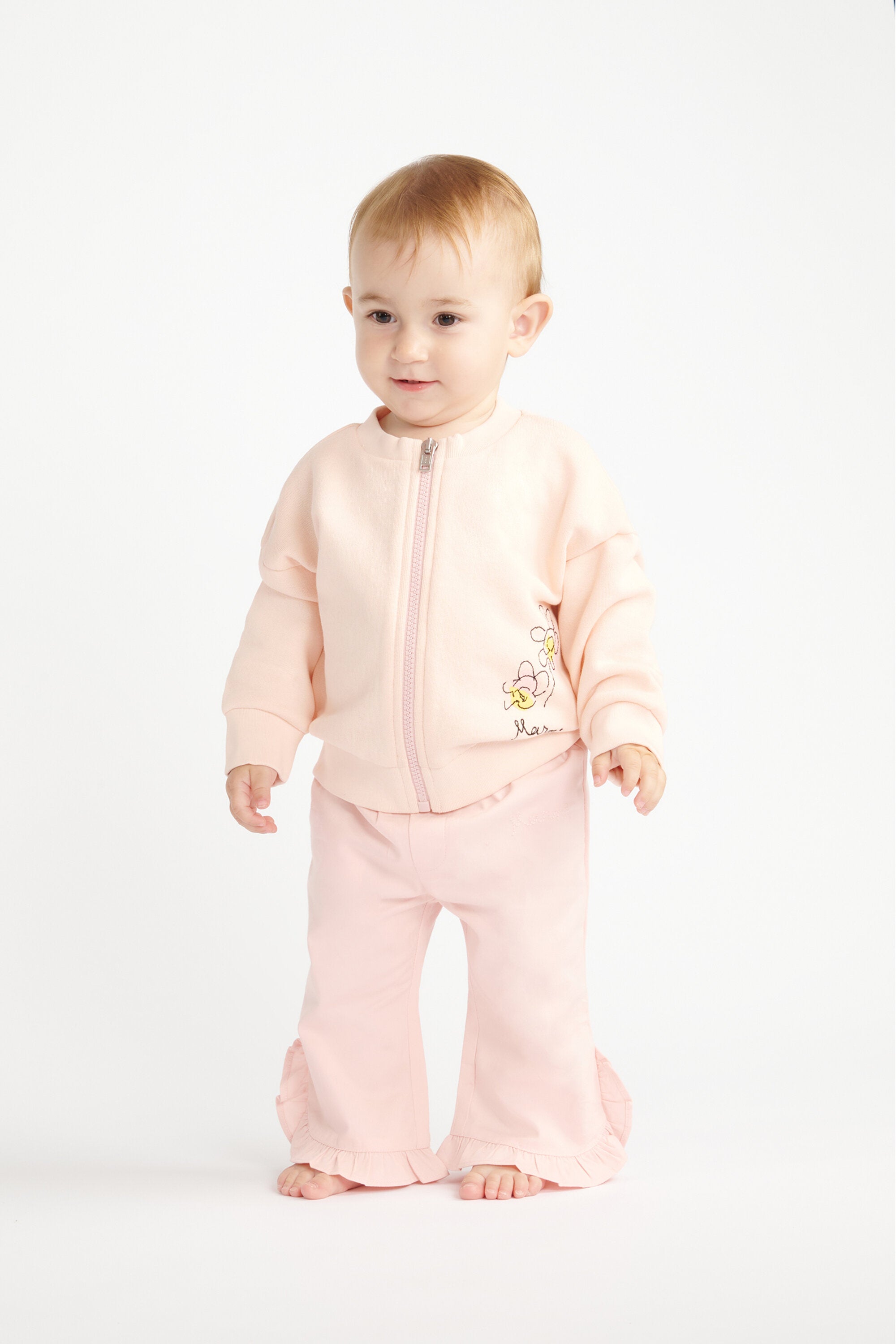 フリルディテール付きパンツ