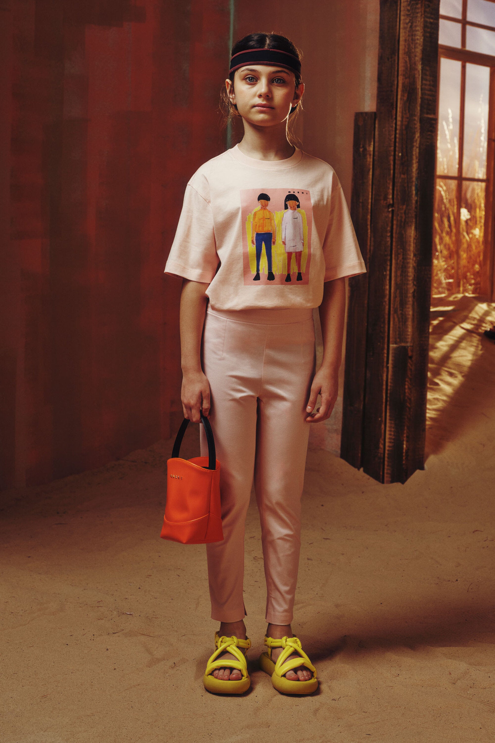 T-shirt with illustrated front print