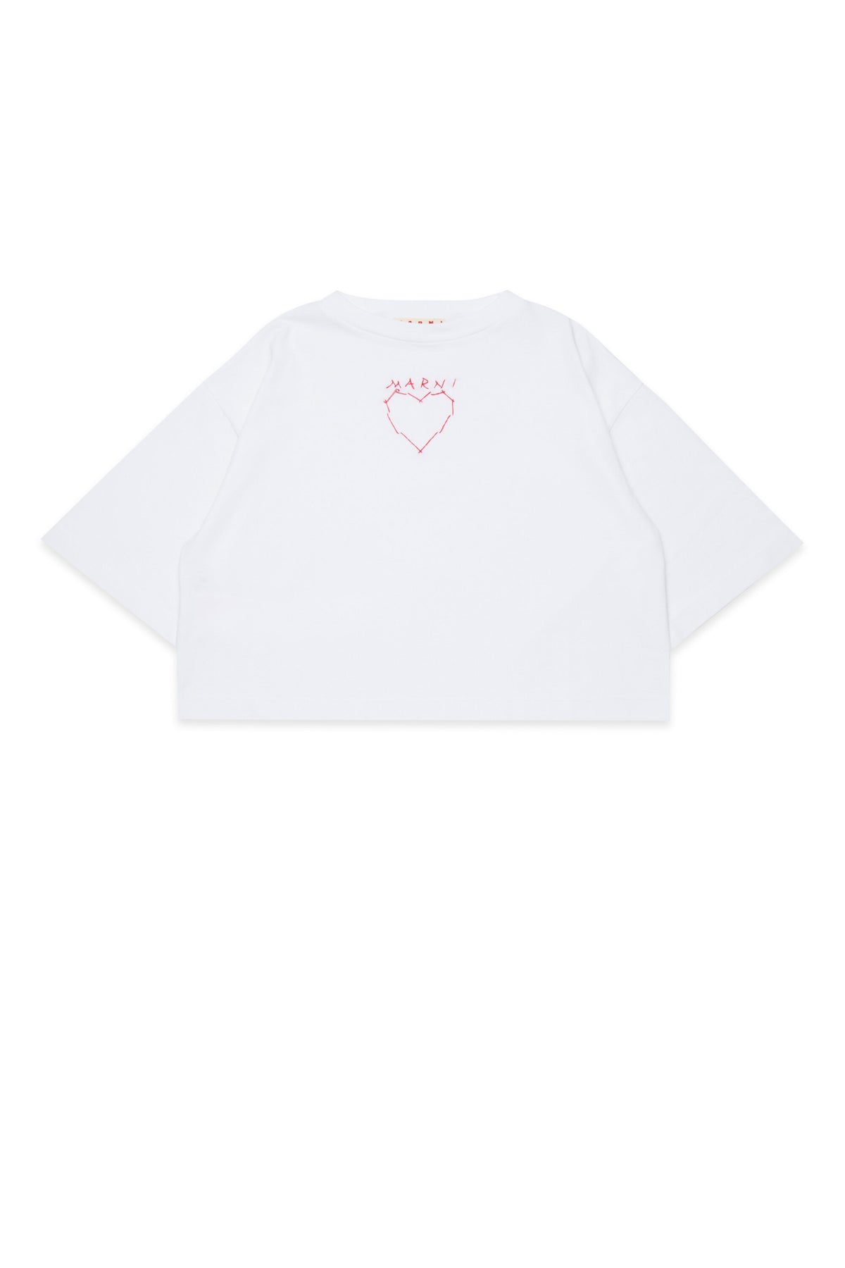 ハート刺繍入りフロントTシャツ