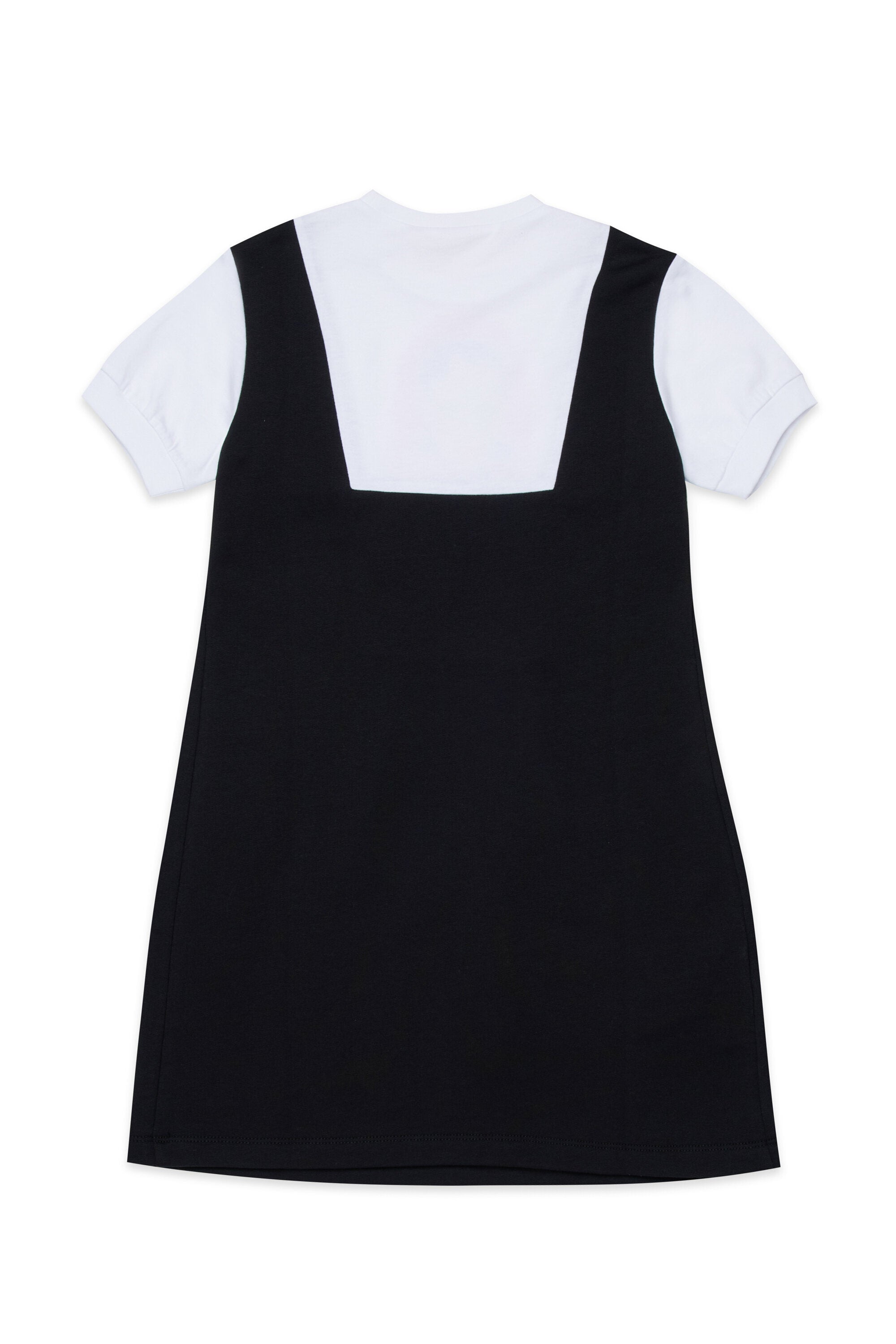 グラフィックプリントのショートドレス