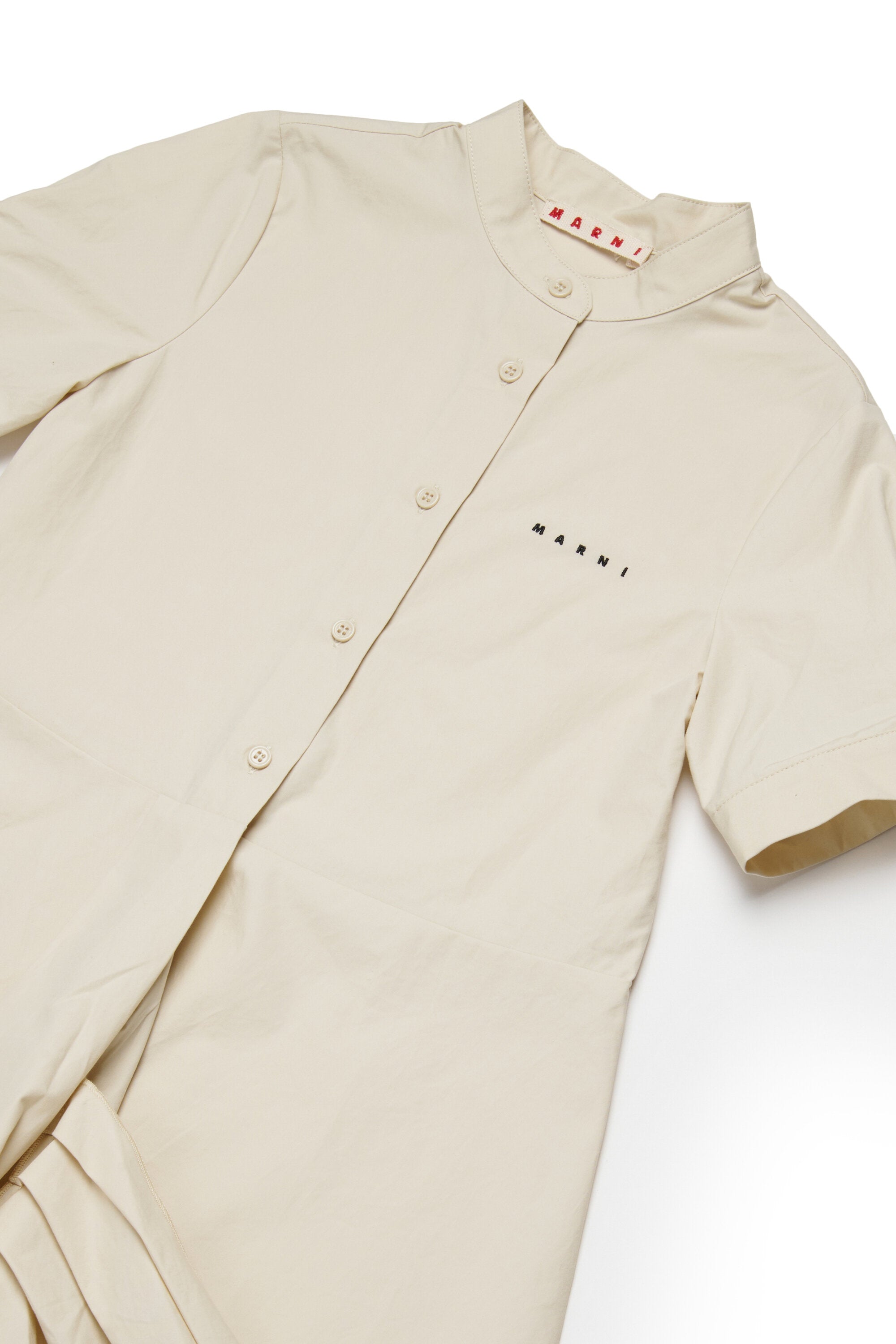 フローラルプリントのショートドレス