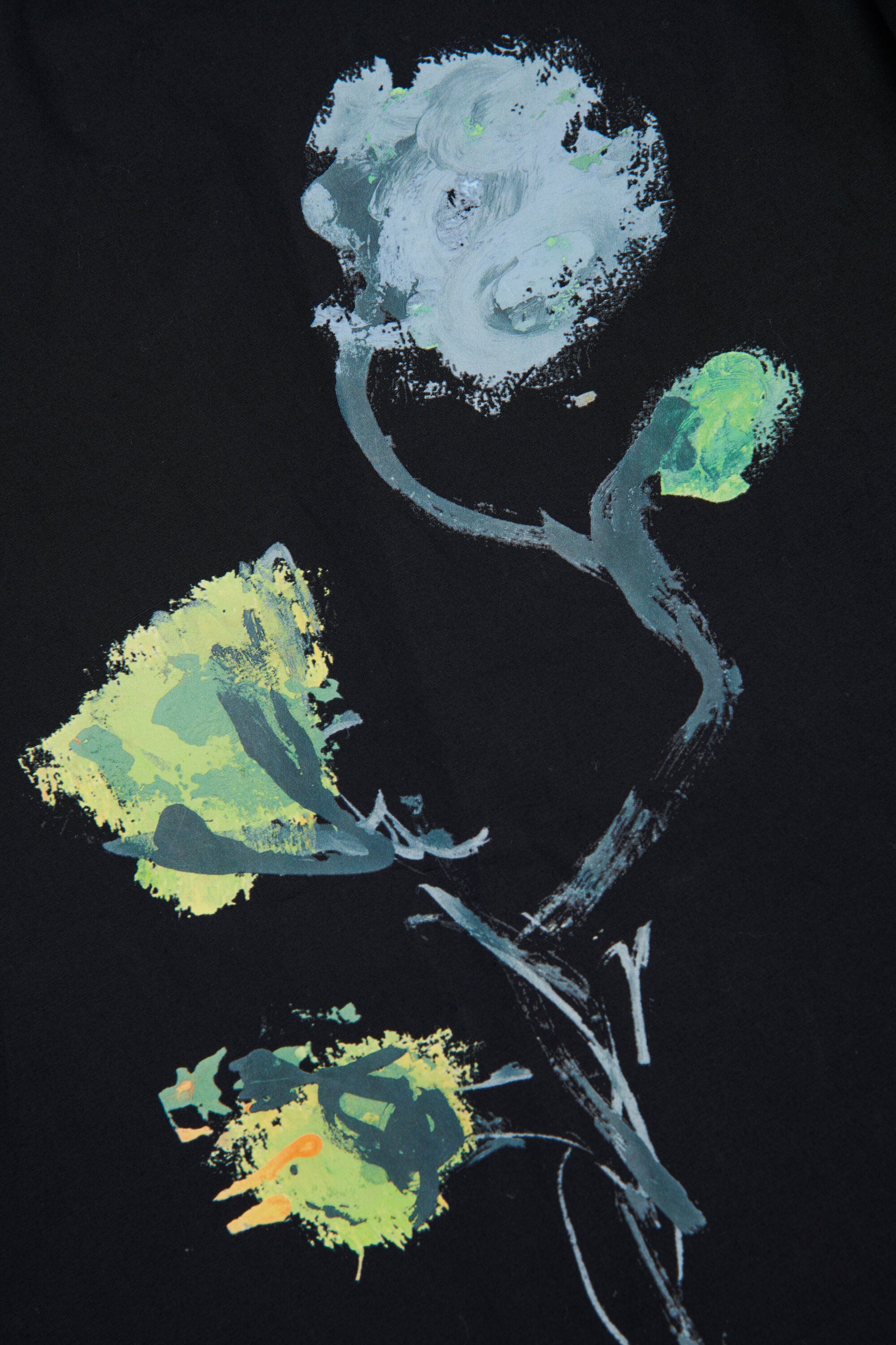 フローラルプリントのショートドレス