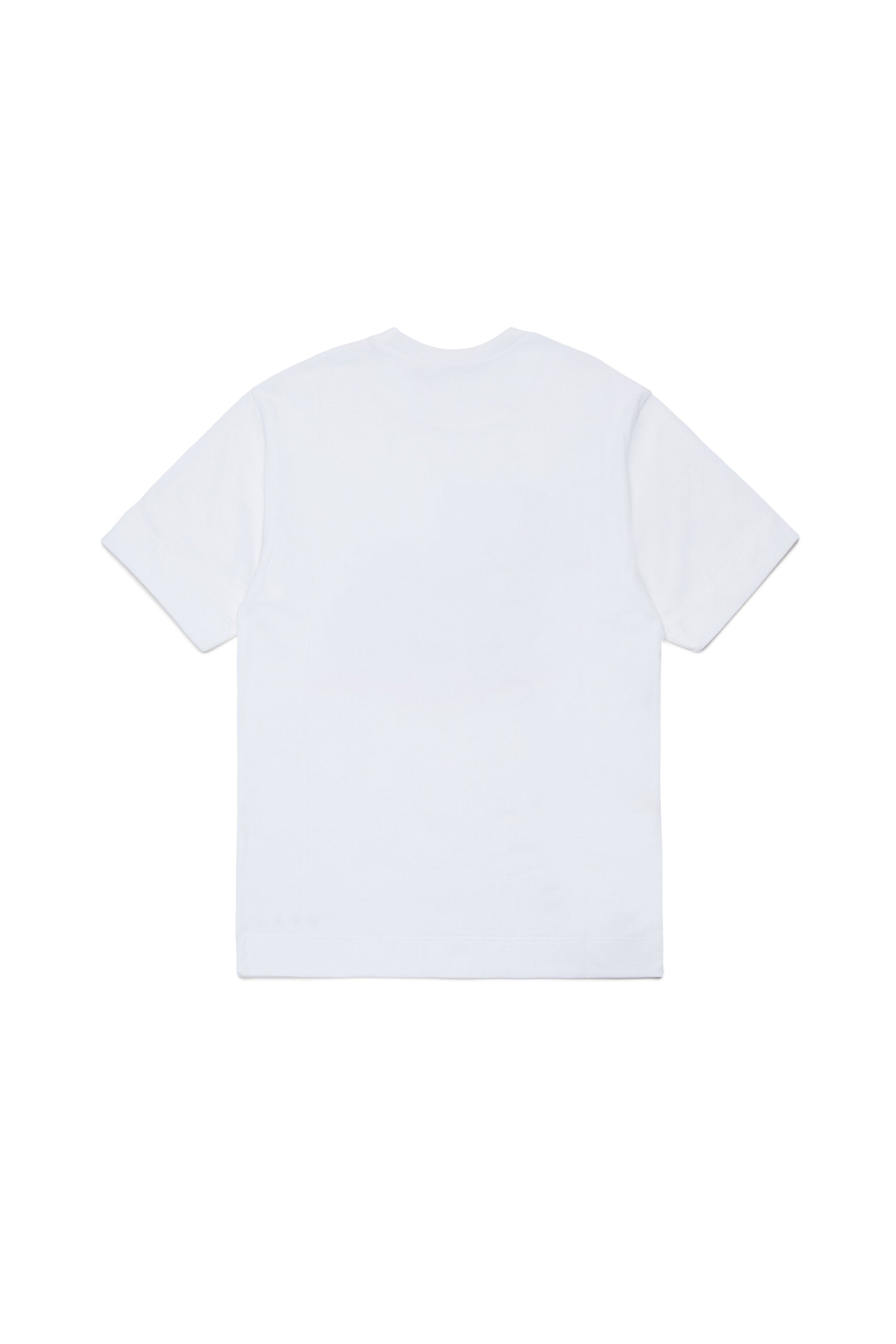 恐竜プリントとロゴ入りTシャツ