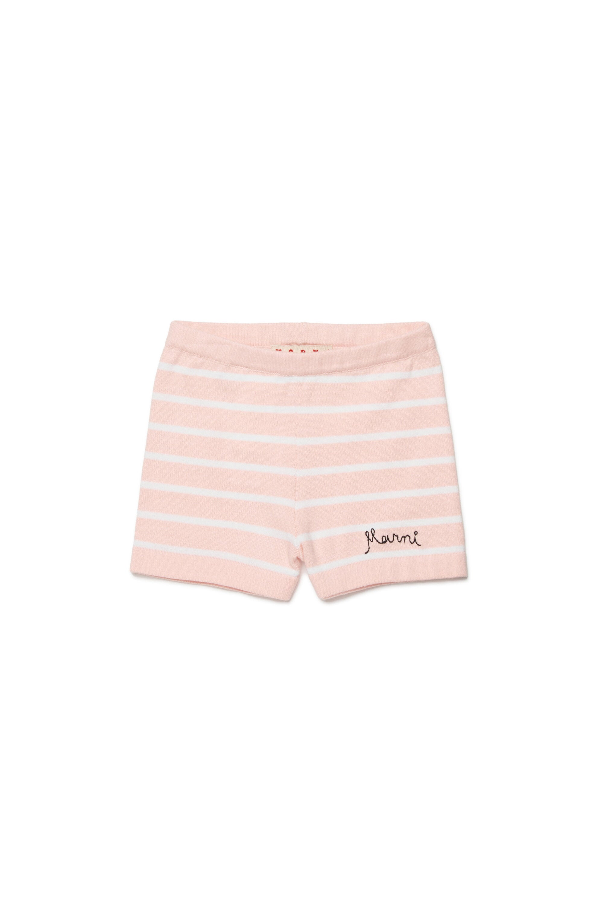 ロゴ入りニットショーツ