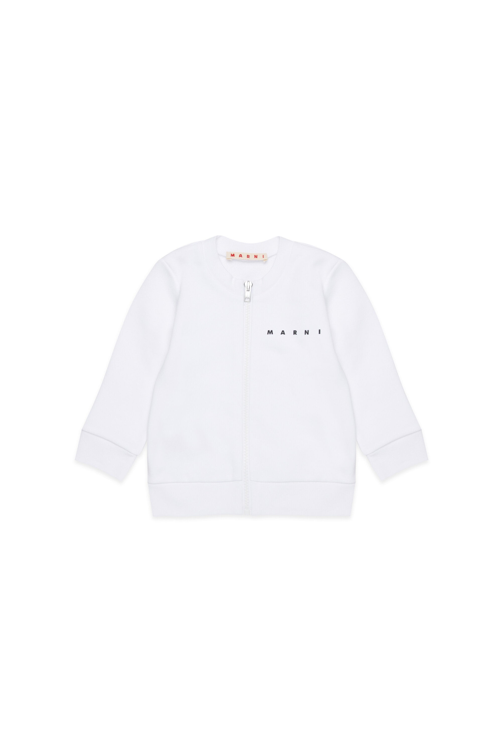 Full-zip sweatshirt with logo