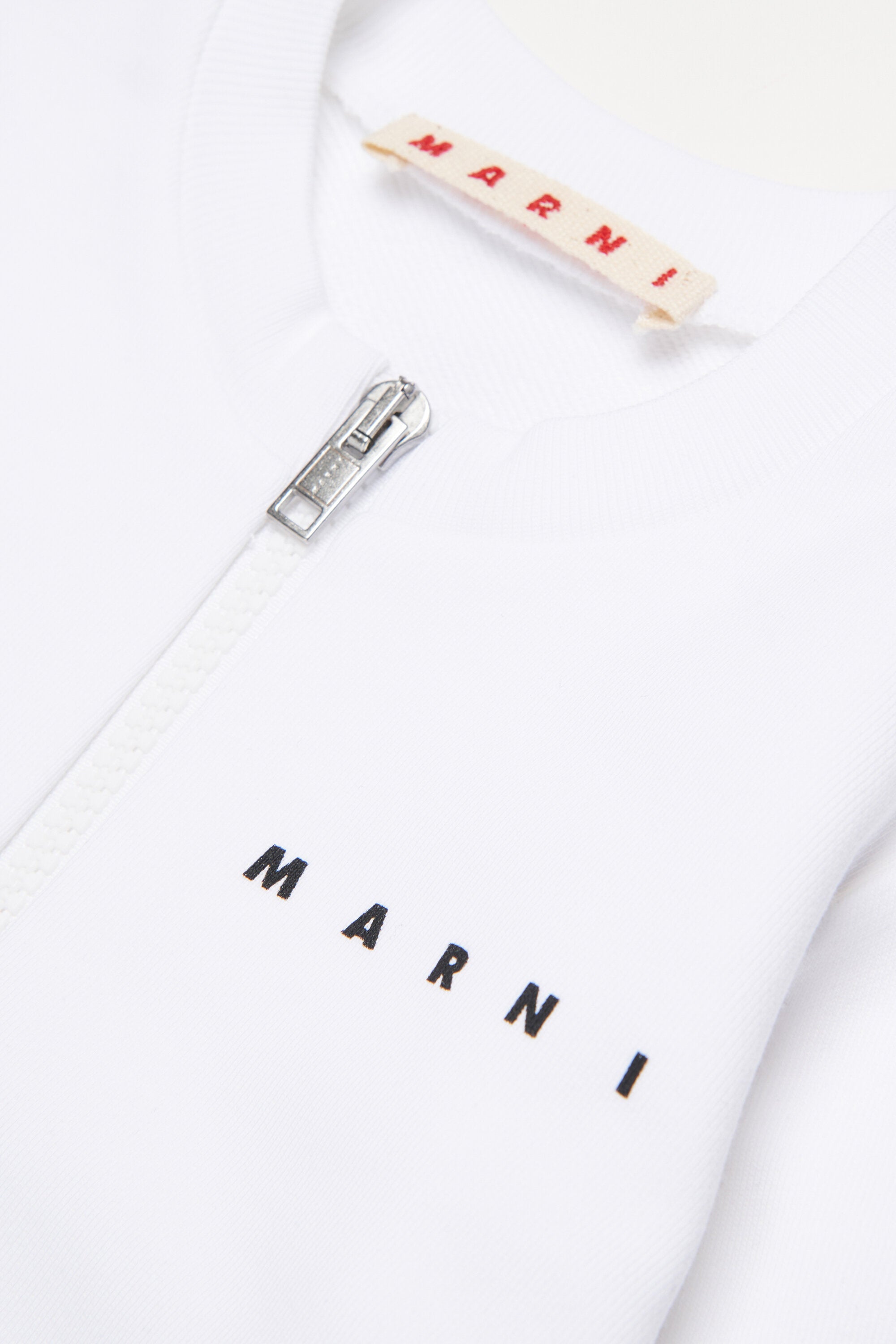 ロゴ付きフルジップスウェット