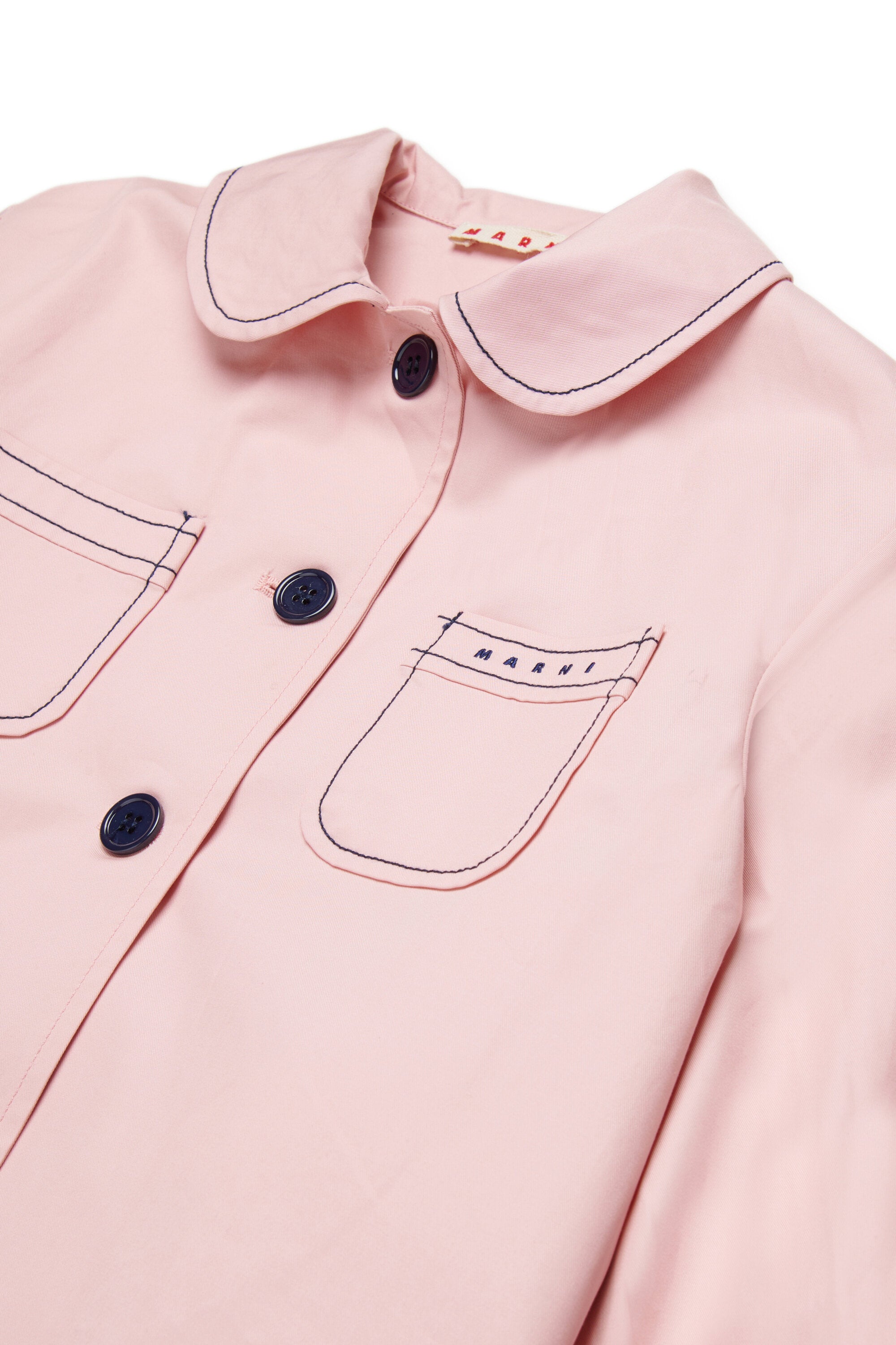 Jacket with printed logo