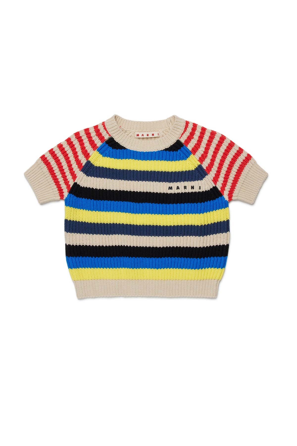Crew-neck pullover with logo